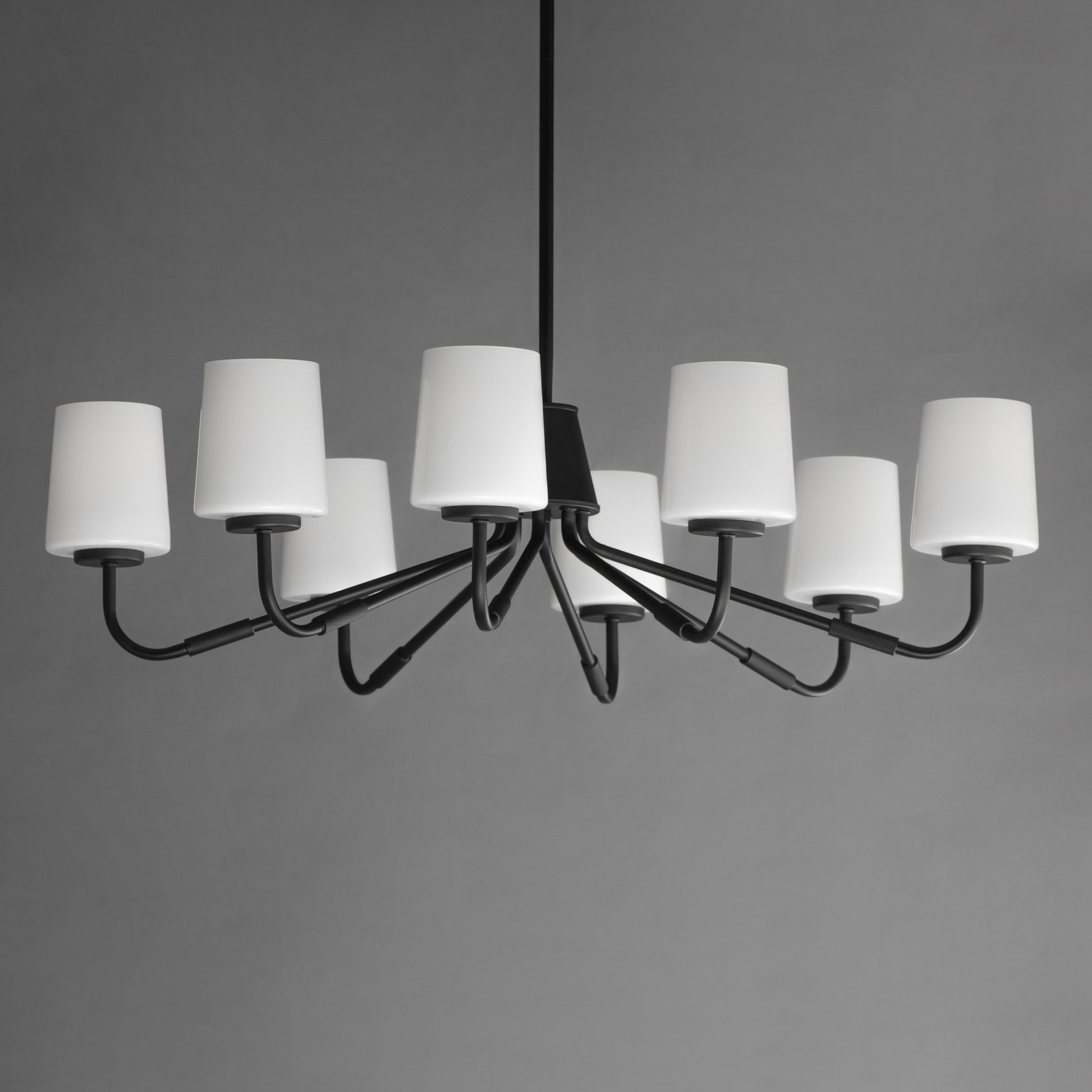 Durham 8-Light Chandelier Black by Maxim Lighting