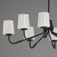Durham 8-Light Chandelier Black by Maxim Lighting