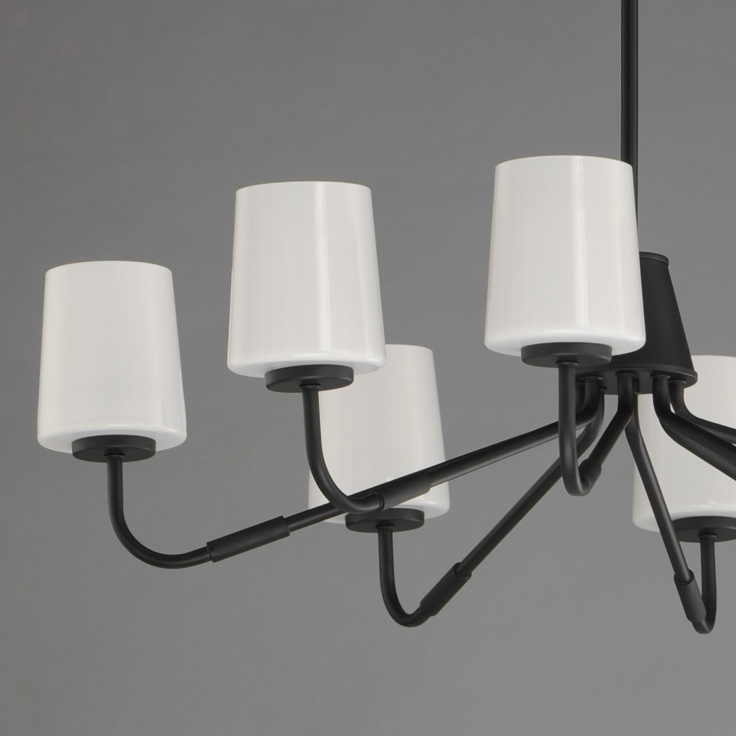 Durham 8-Light Chandelier Black by Maxim Lighting