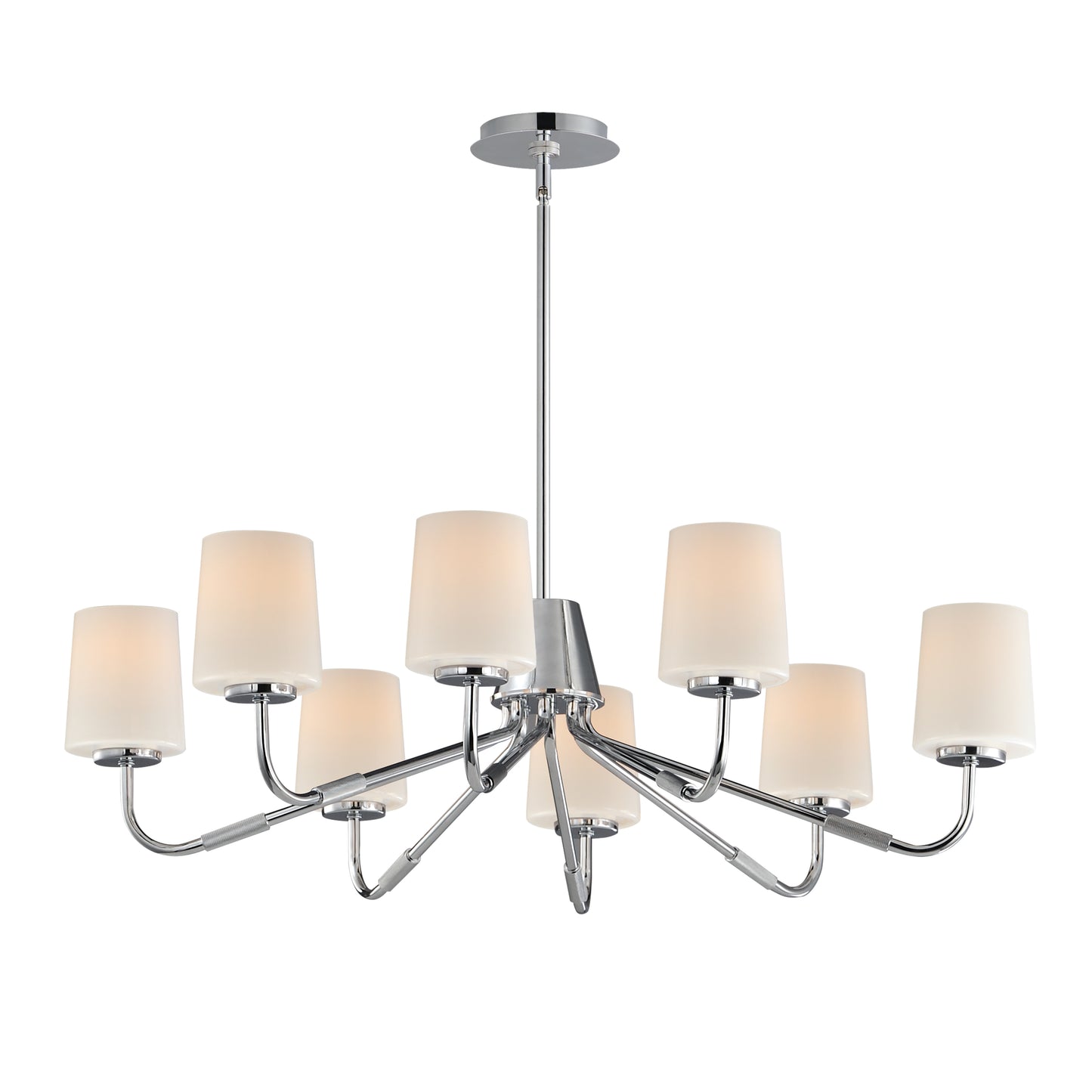 Durham 8-Light Chandelier Polished Chrome by Maxim Lighting