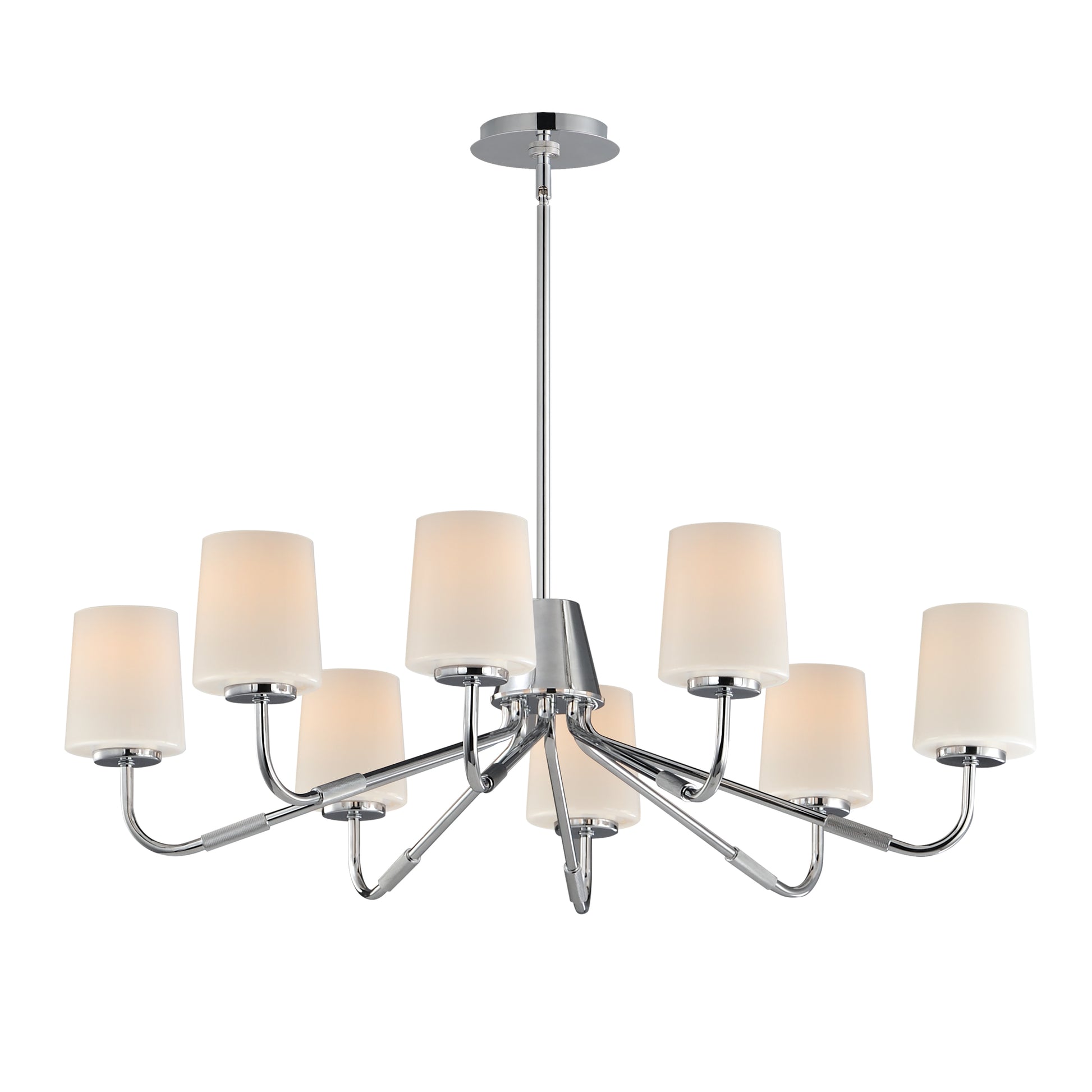 Durham 8-Light Chandelier Polished Chrome by Maxim Lighting