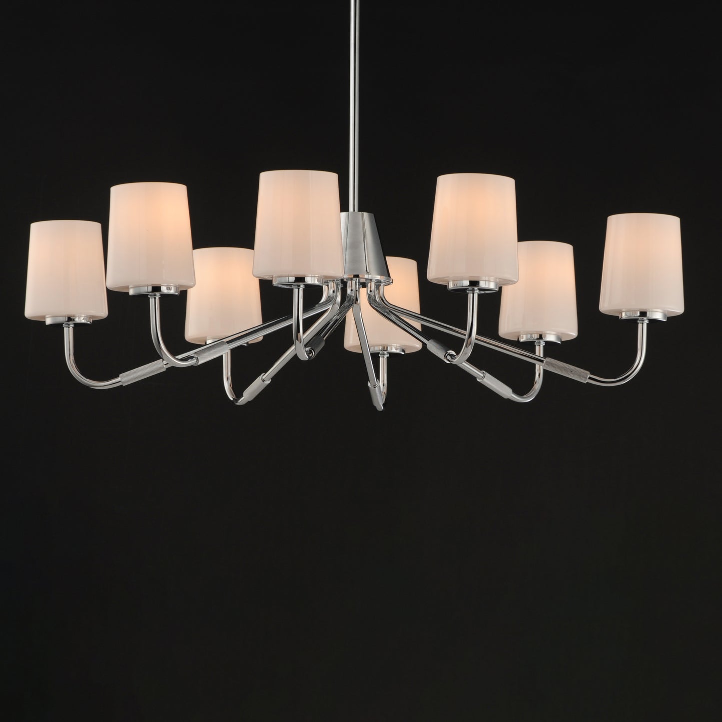 Durham 8-Light Chandelier Polished Chrome by Maxim Lighting