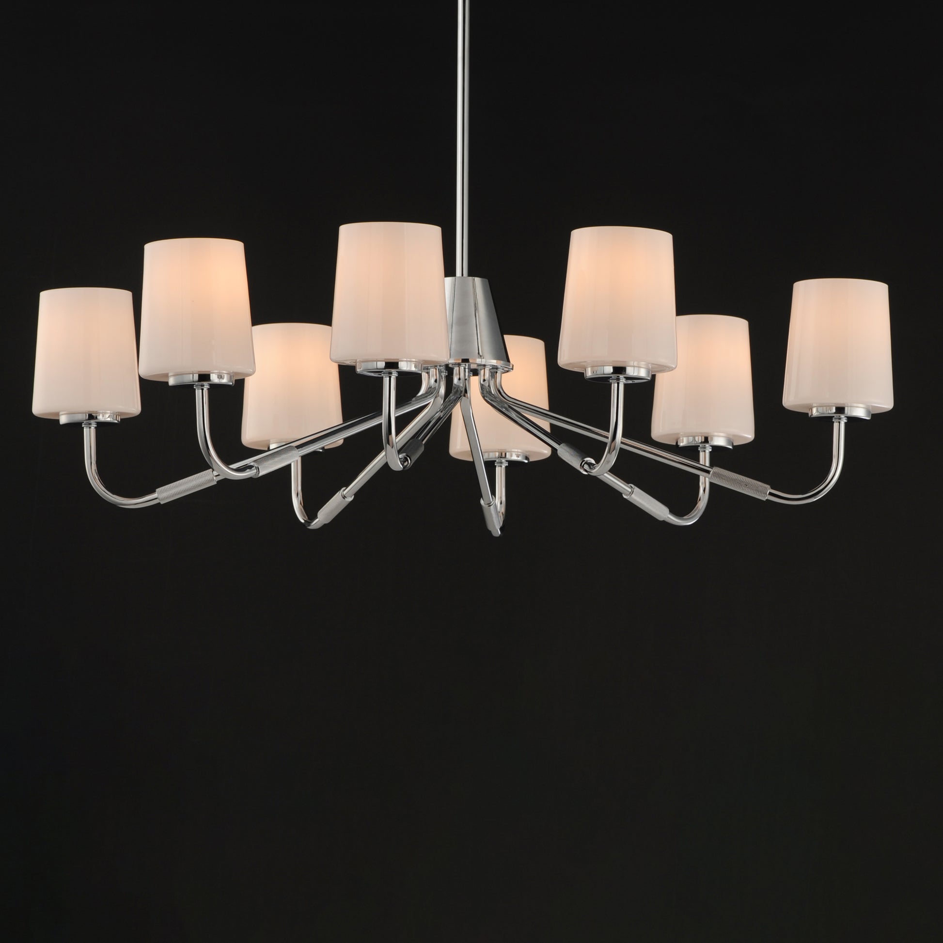 Durham 8-Light Chandelier Polished Chrome by Maxim Lighting