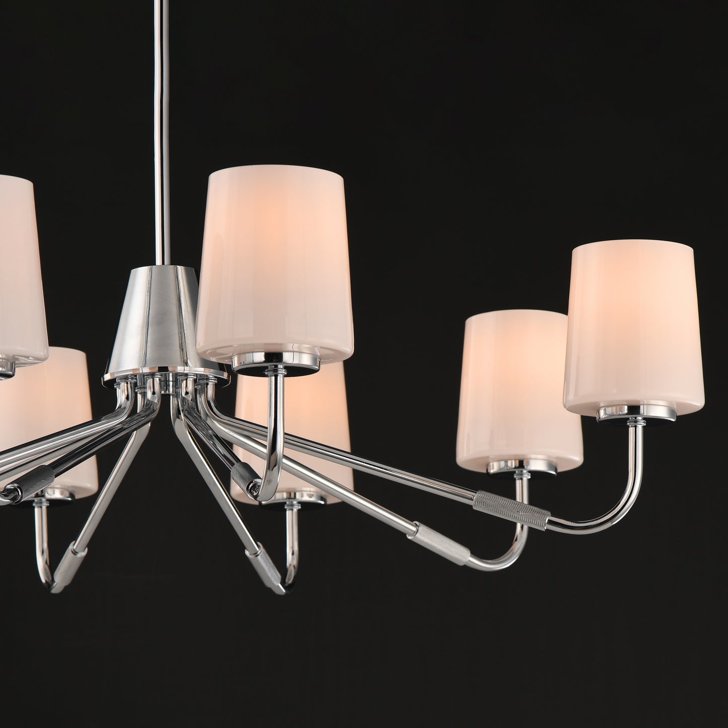 Durham 8-Light Chandelier Polished Chrome by Maxim Lighting