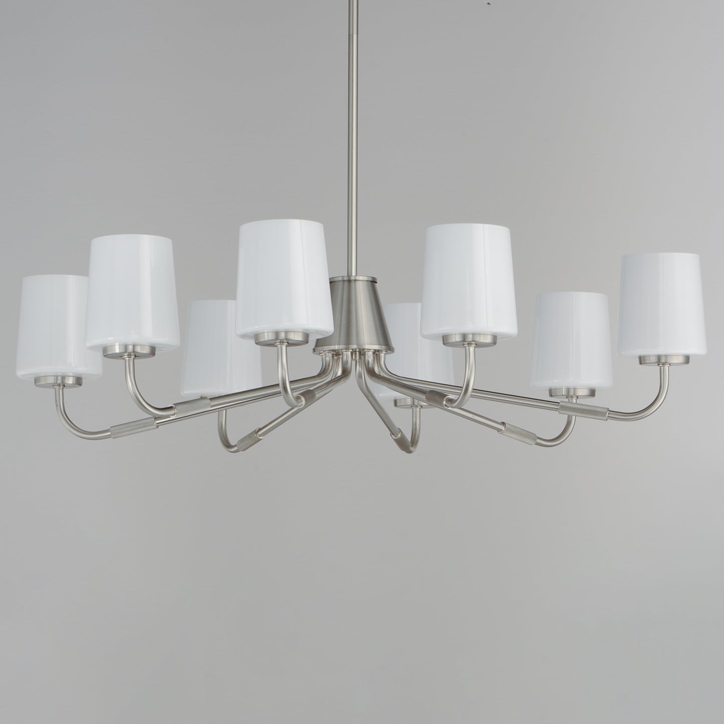 Durham 8-Light Chandelier Satin Nickel by Maxim Lighting