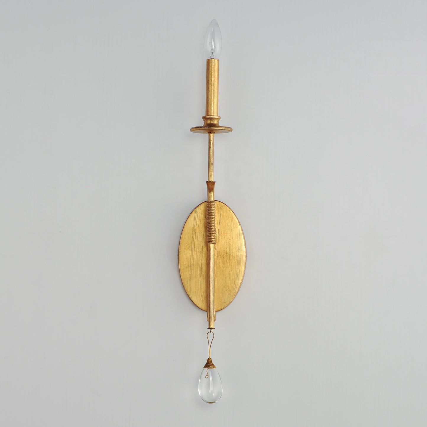 Eden Sconce Charcoal Gold Leaf by Maxim Lighting