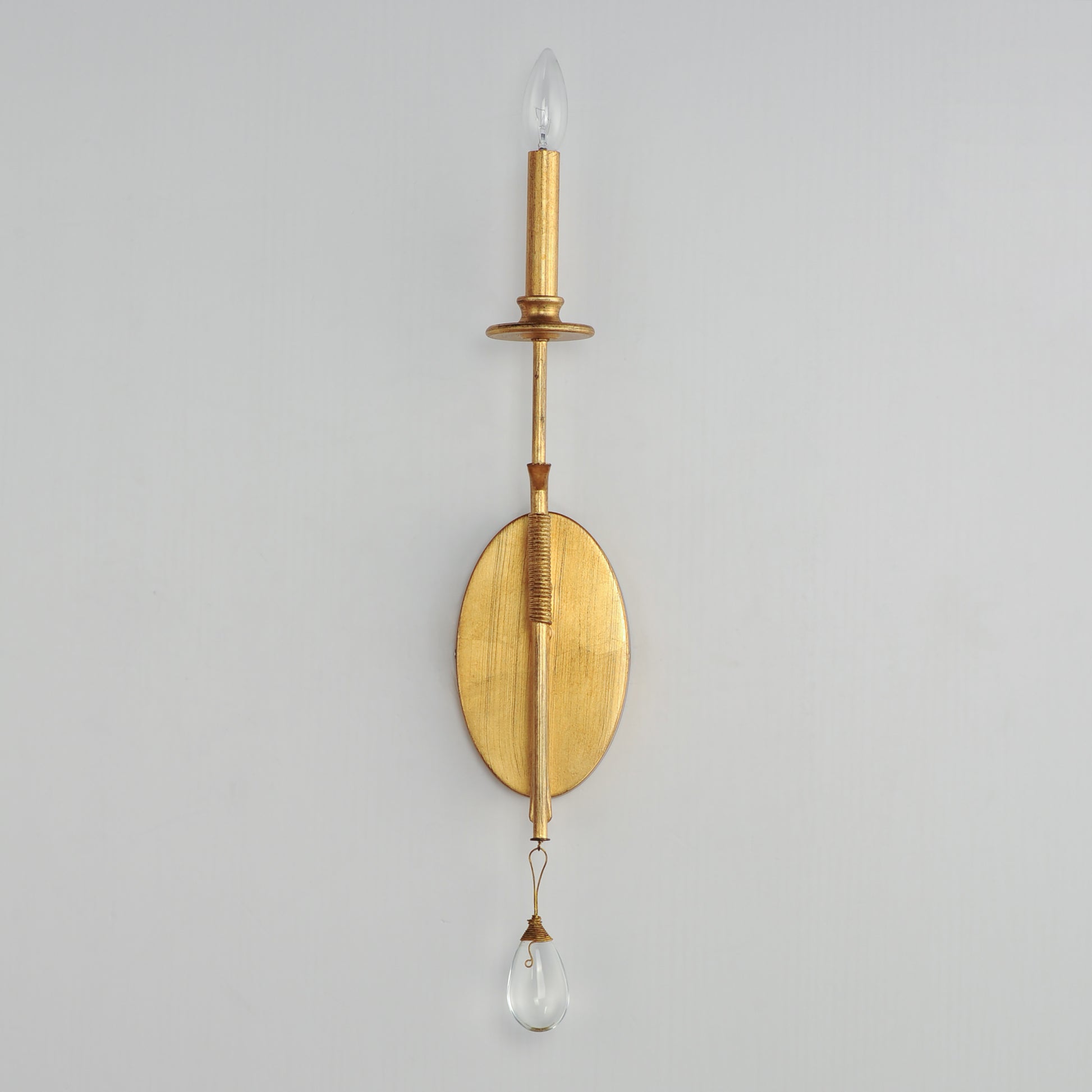 Eden Sconce Charcoal Gold Leaf by Maxim Lighting