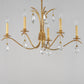 Eden 5-Light Chandelier Charcoal Gold Leaf by Maxim Lighting