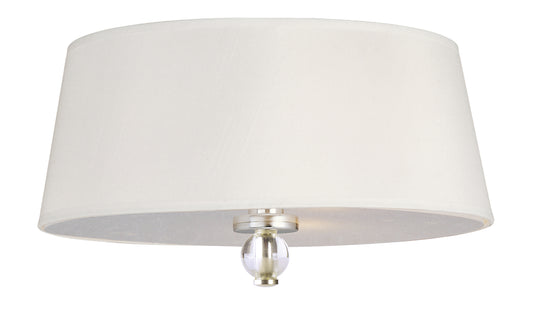 Rondo 3-Light Flush Mount Polished Nickel by Maxim Lighting