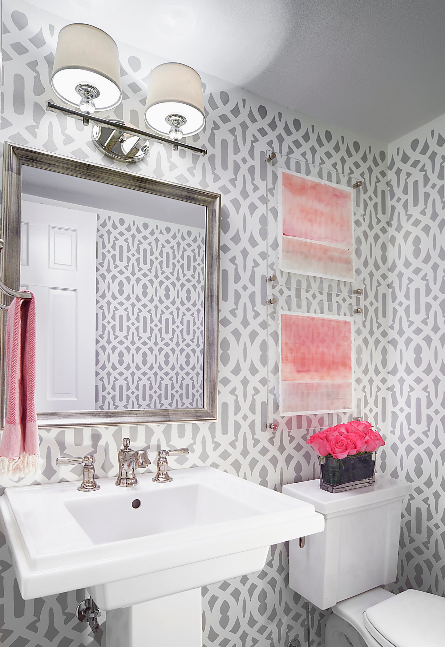 Rondo 2-Light Bath Vanity Polished Nickel by Maxim Lighting