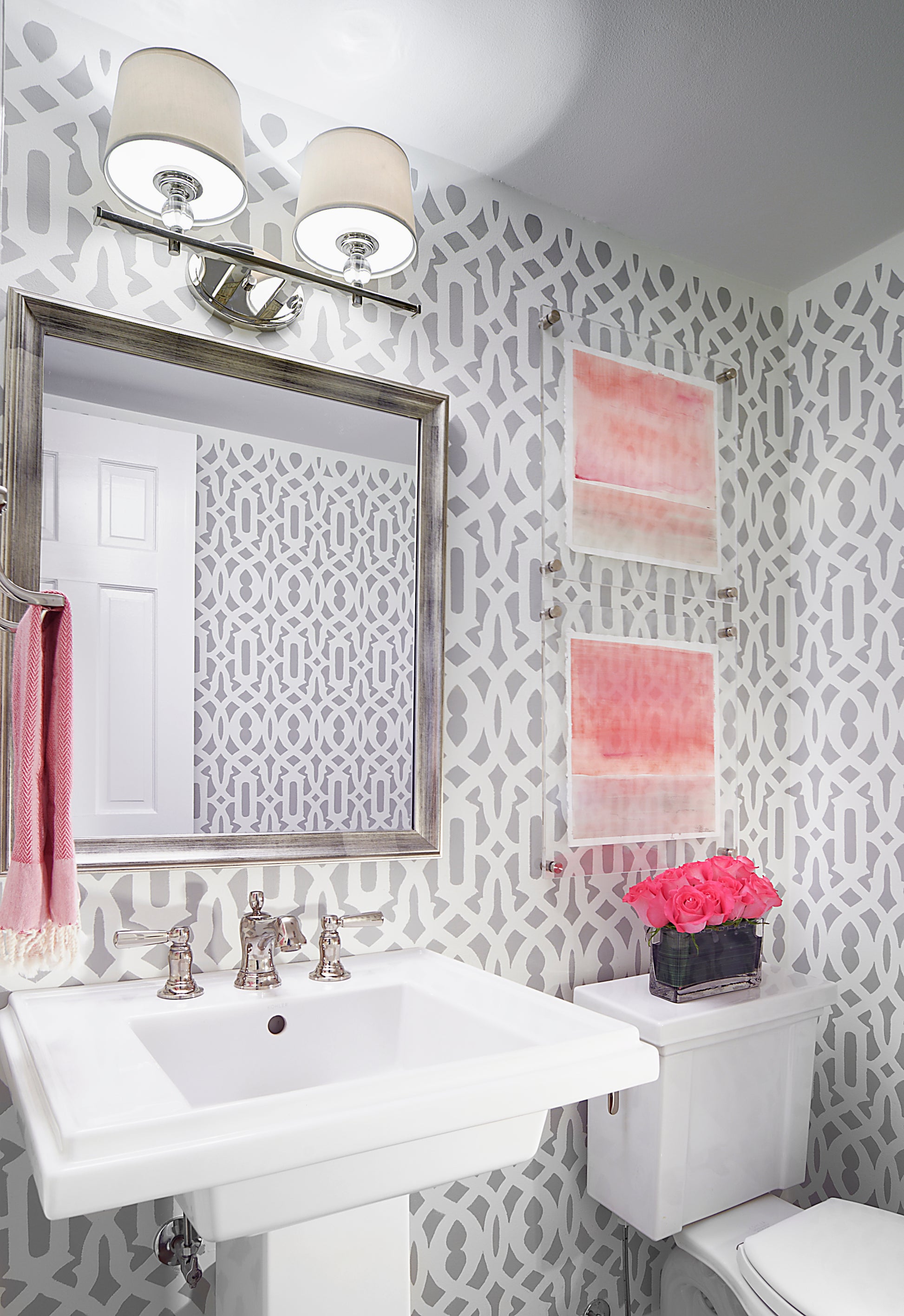 Rondo 2-Light Bath Vanity Polished Nickel by Maxim Lighting