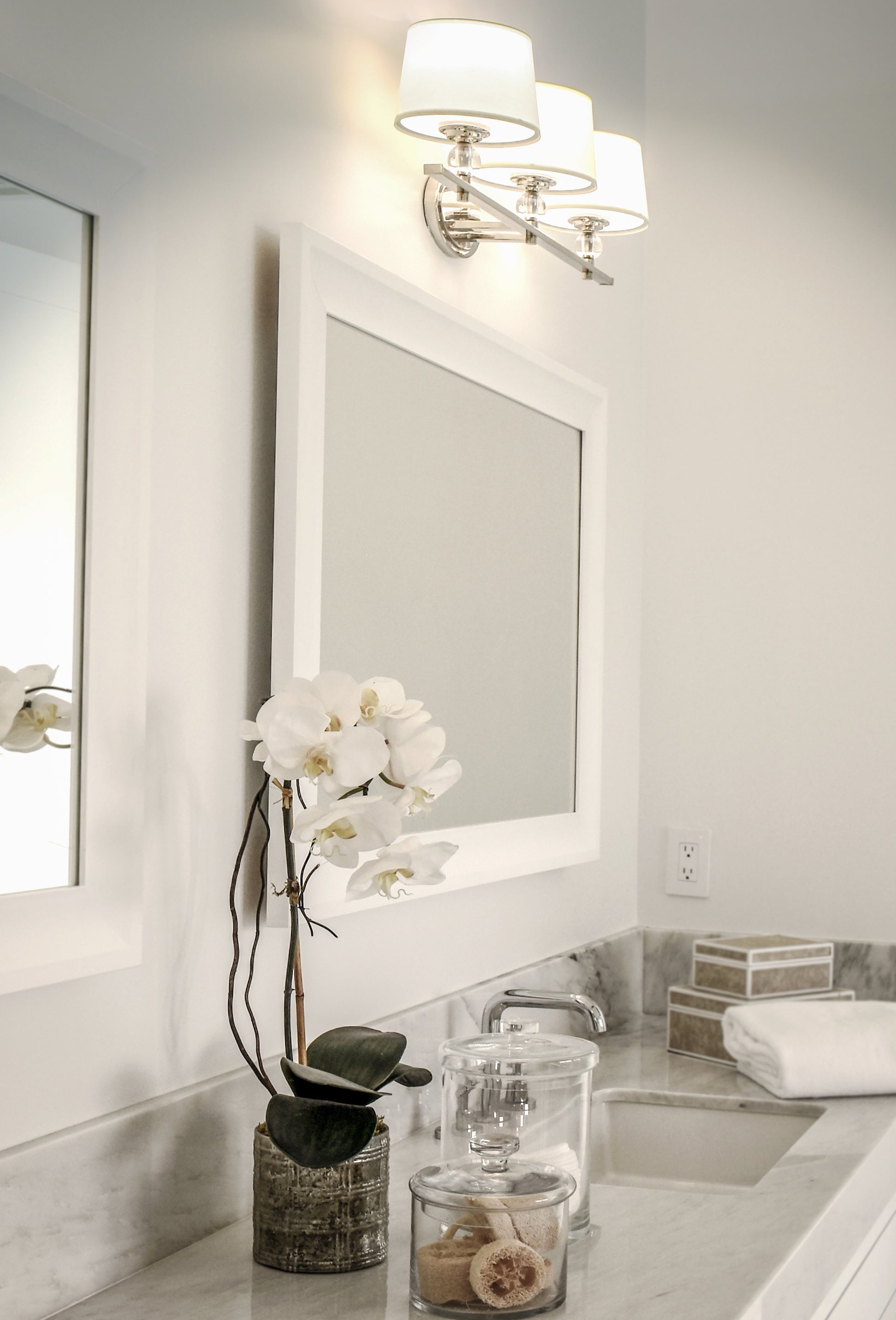 Rondo 3-Light Bath Vanity Polished Nickel by Maxim Lighting