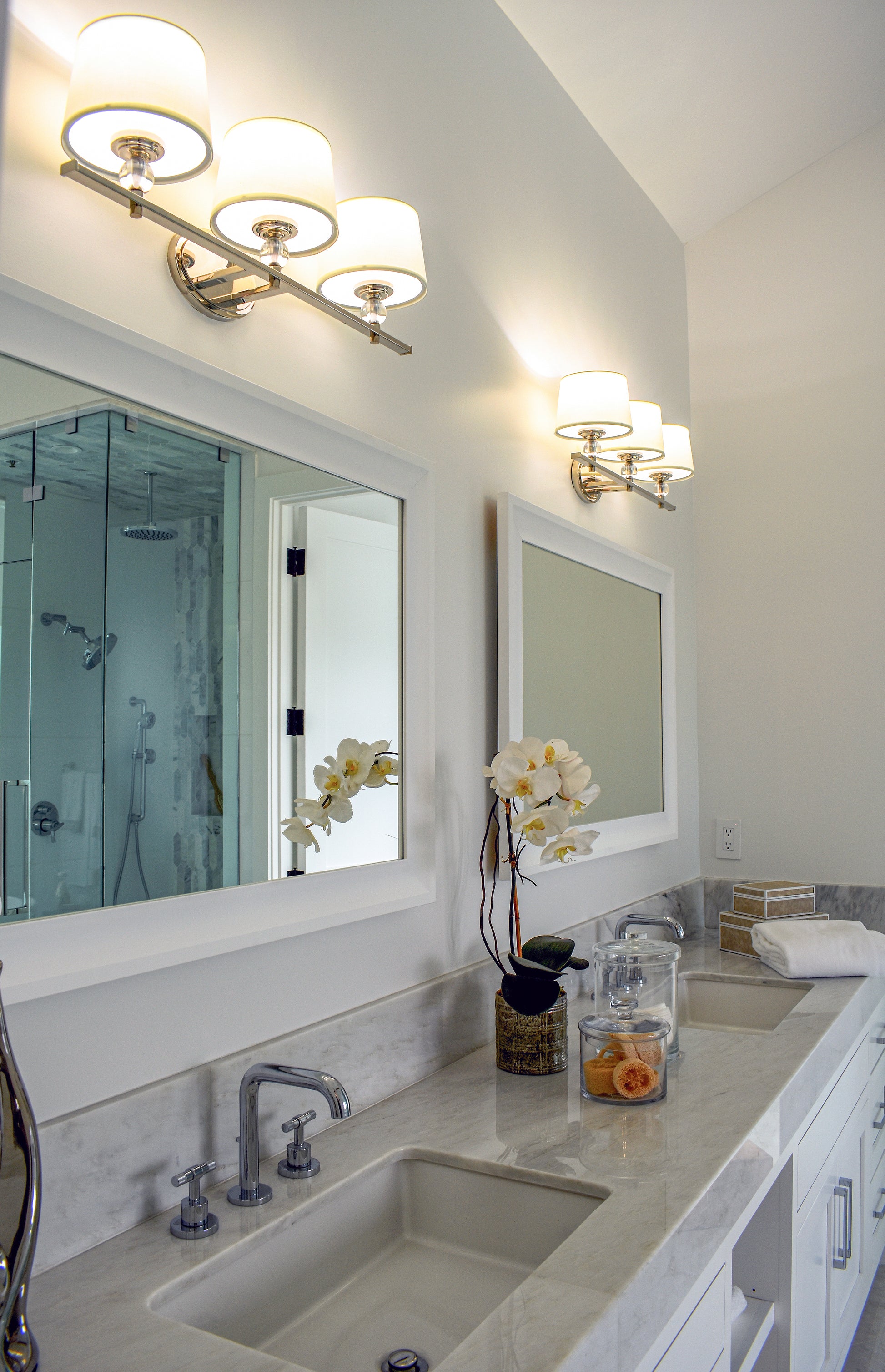 Rondo 3-Light Bath Vanity Polished Nickel by Maxim Lighting