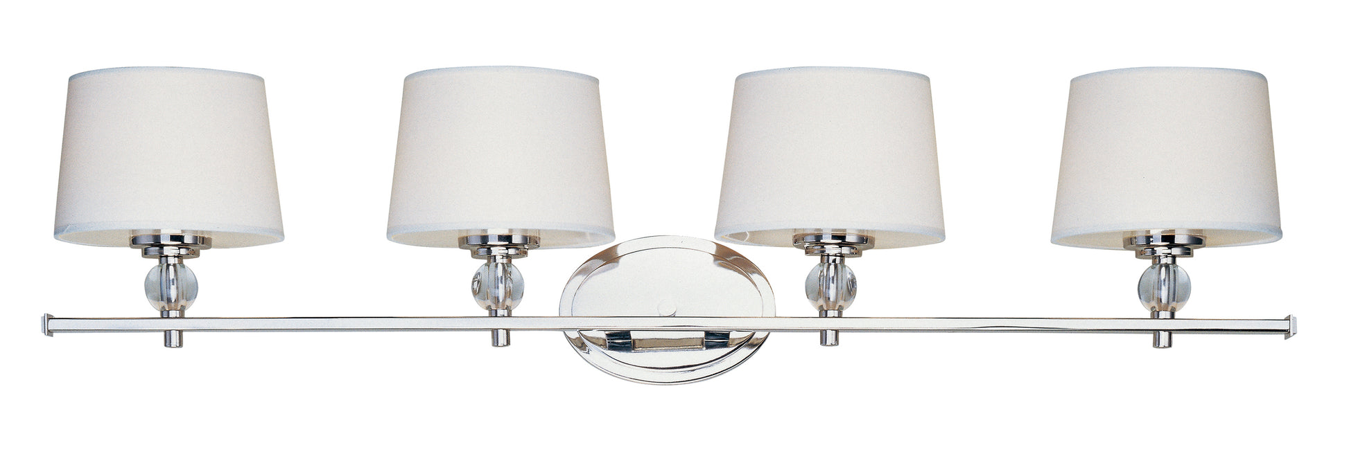 Rondo 4-Light Bath Vanity Polished Nickel by Maxim Lighting
