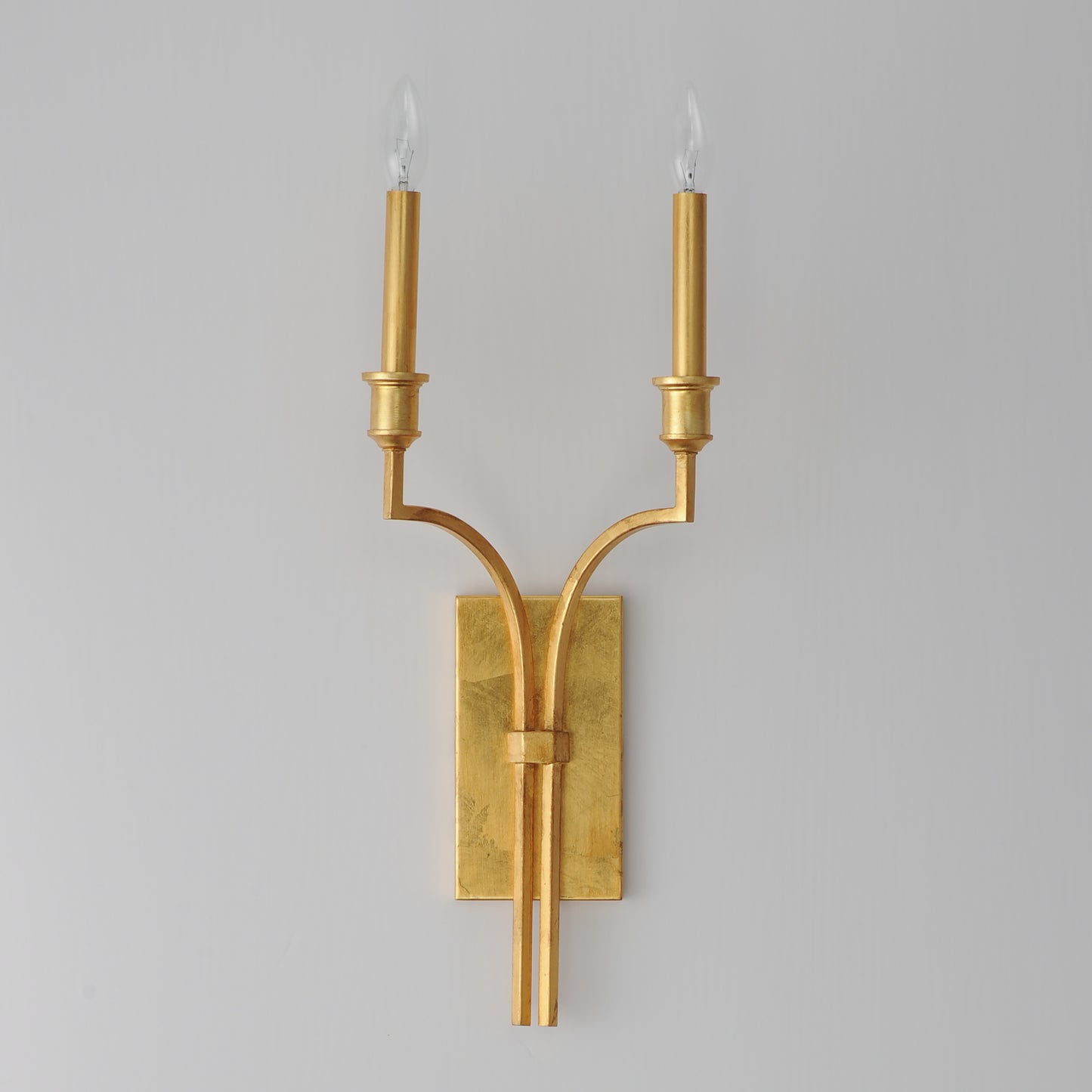 Normandy 2-Light Sconce Gold Leaf by Maxim Lighting