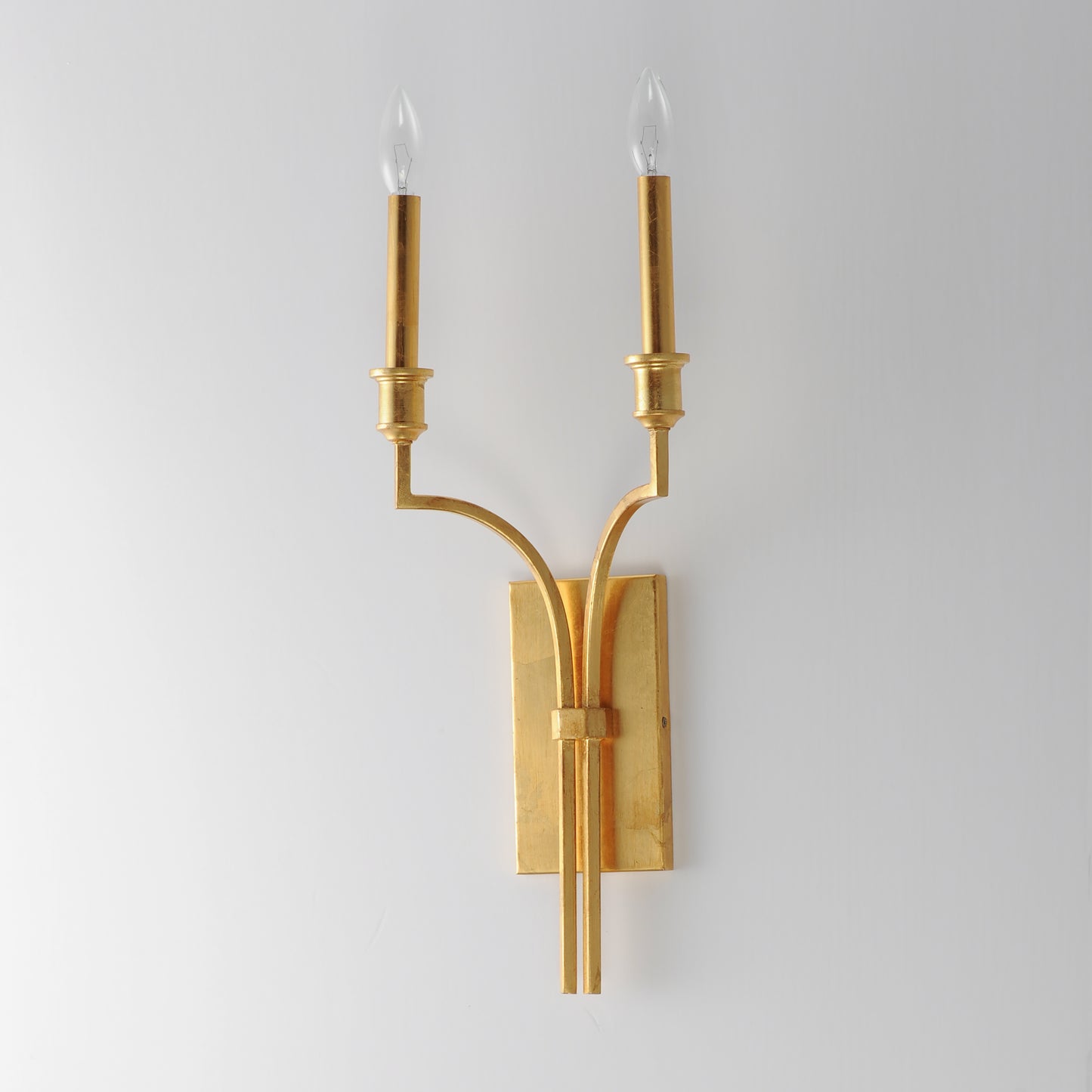Normandy 2-Light Sconce Gold Leaf by Maxim Lighting