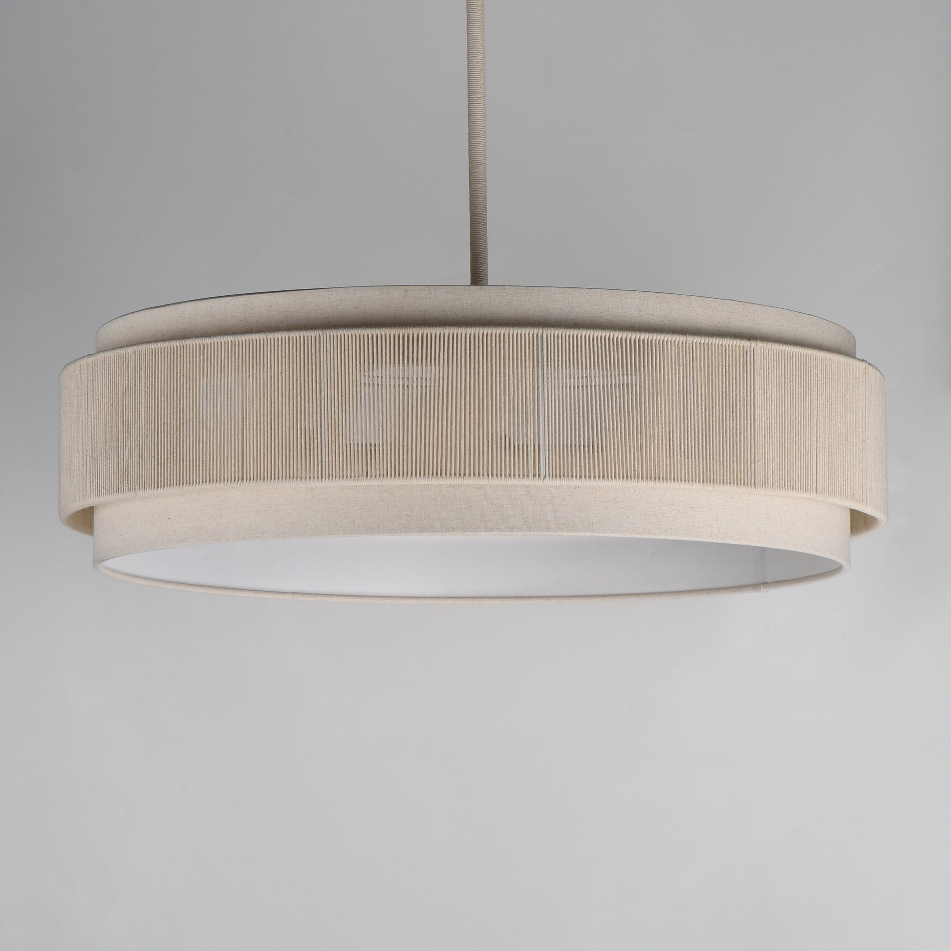 Seacliff 28" 4-Light Pendant Natural Aged Brass by Maxim Lighting
