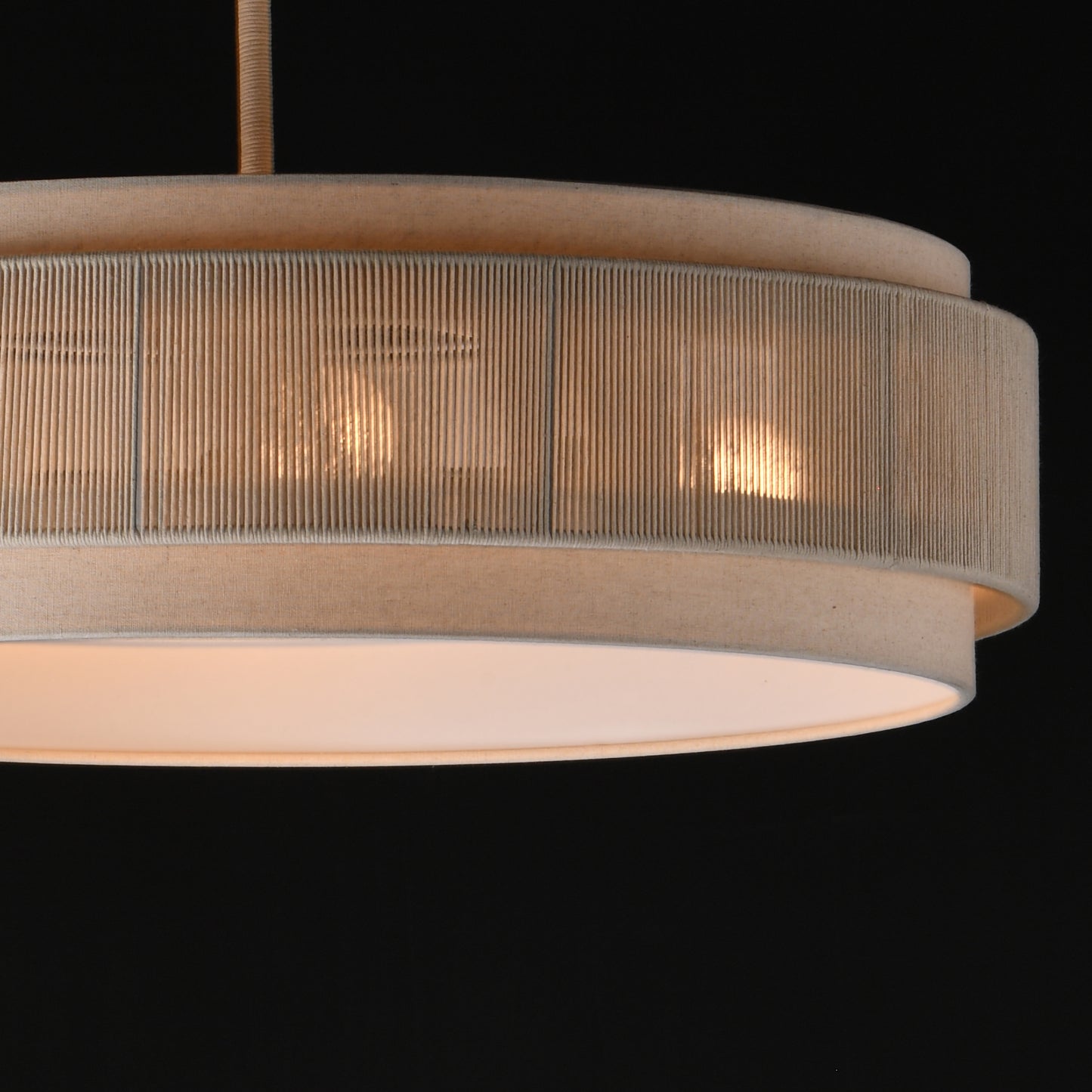 Seacliff 28" 4-Light Pendant Natural Aged Brass by Maxim Lighting