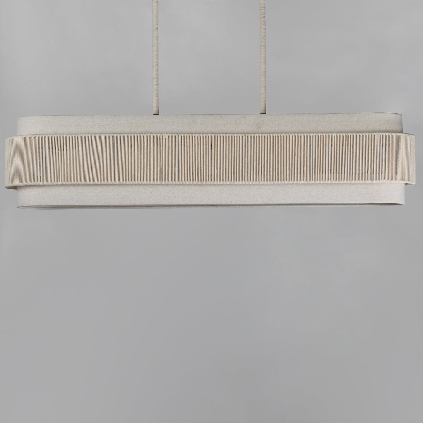 Seacliff 5-Light Linear Chandelier Natural Aged Brass by Maxim Lighting