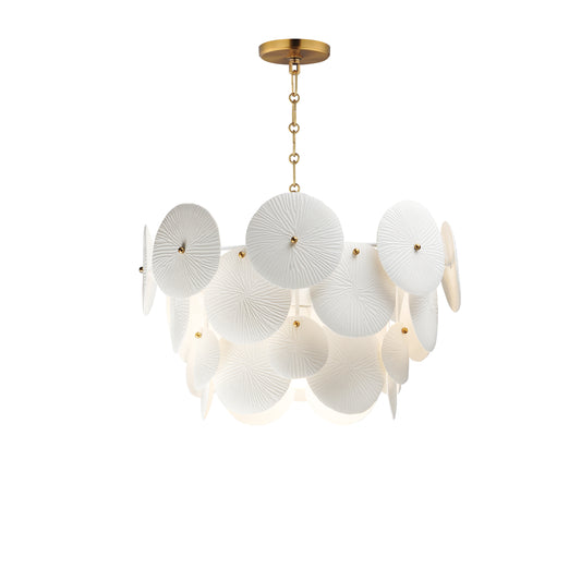 Isla 4-Light Pendant Natural Aged Brass by Maxim Lighting