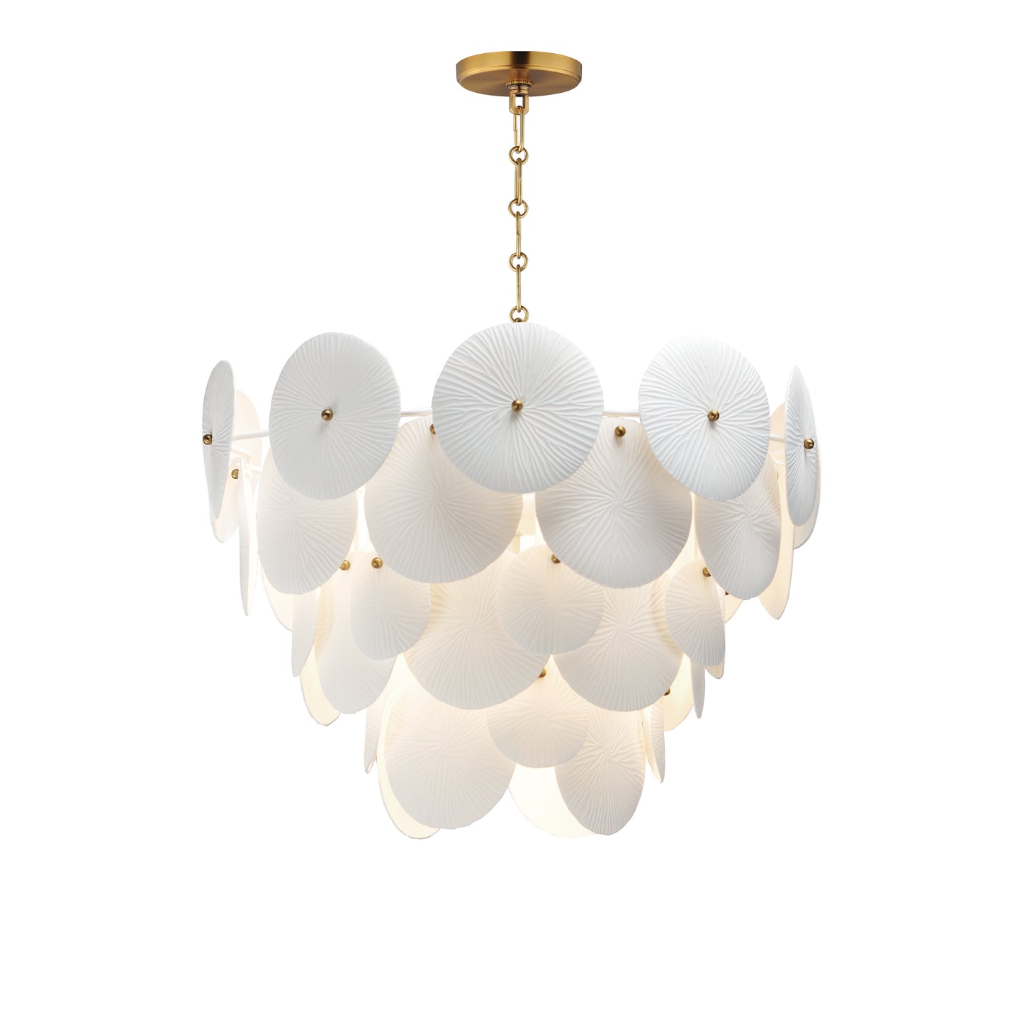 Isla 5-Light Pendant Natural Aged Brass by Maxim Lighting