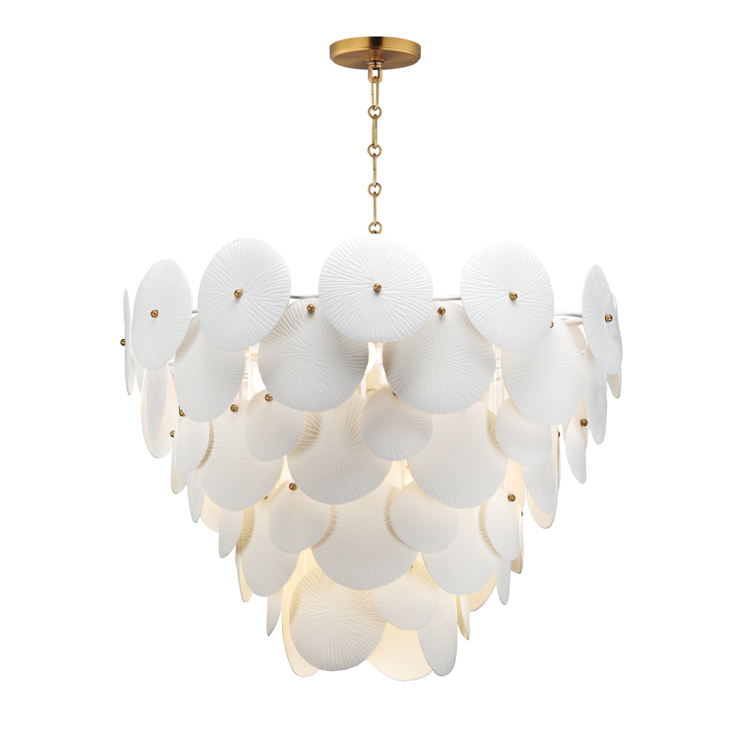 Isla 8-Light Pendant Natural Aged Brass by Maxim Lighting