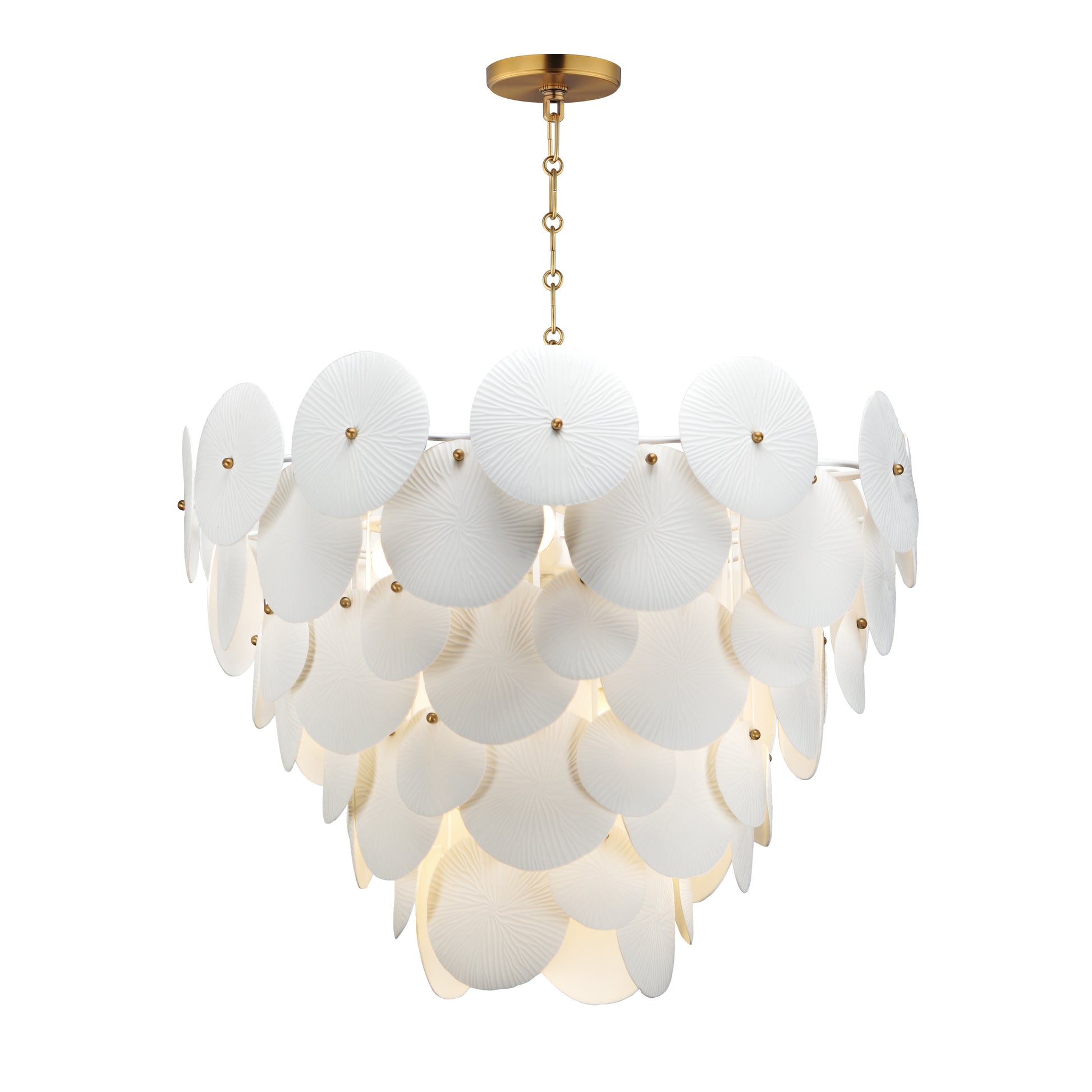 Isla 8-Light Pendant Natural Aged Brass by Maxim Lighting