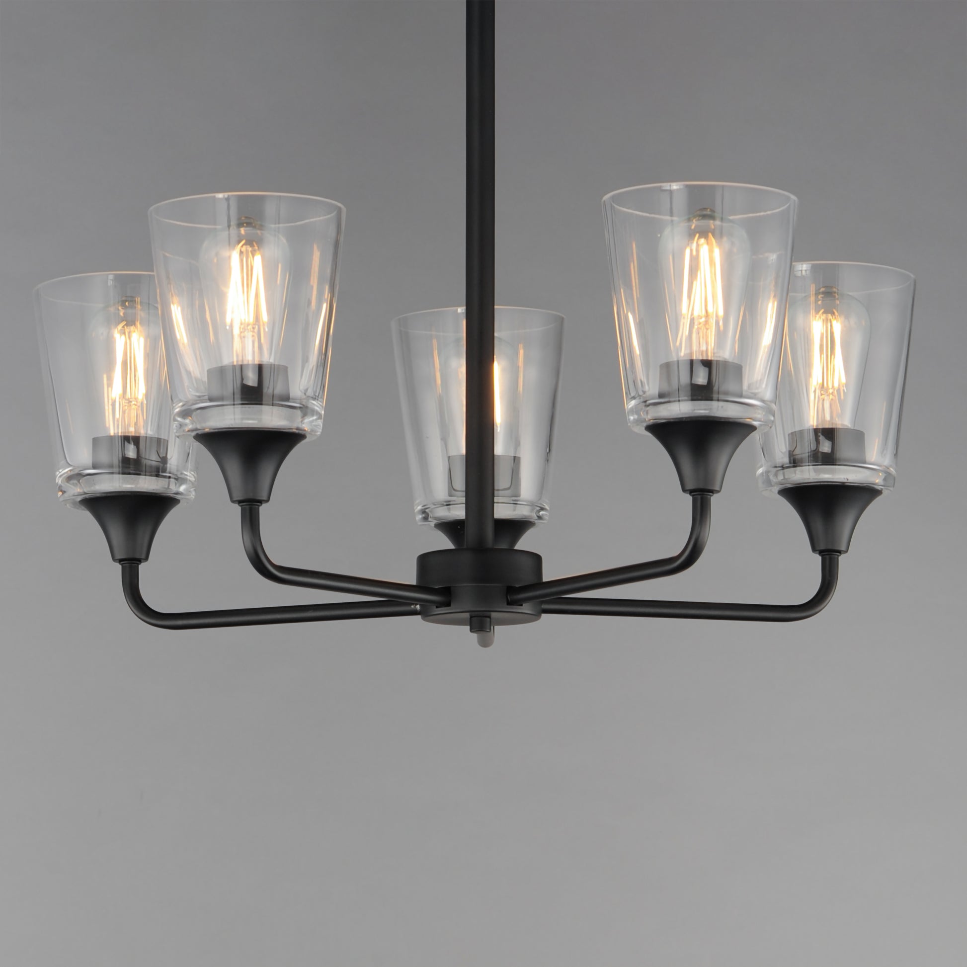 Hudson 5-Light Chandelier Black by Maxim Lighting