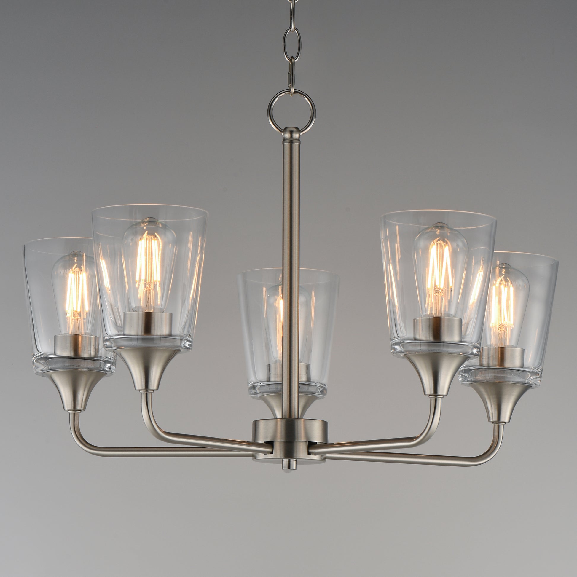 Hudson 5-Light Chandelier Satin Nickel by Maxim Lighting