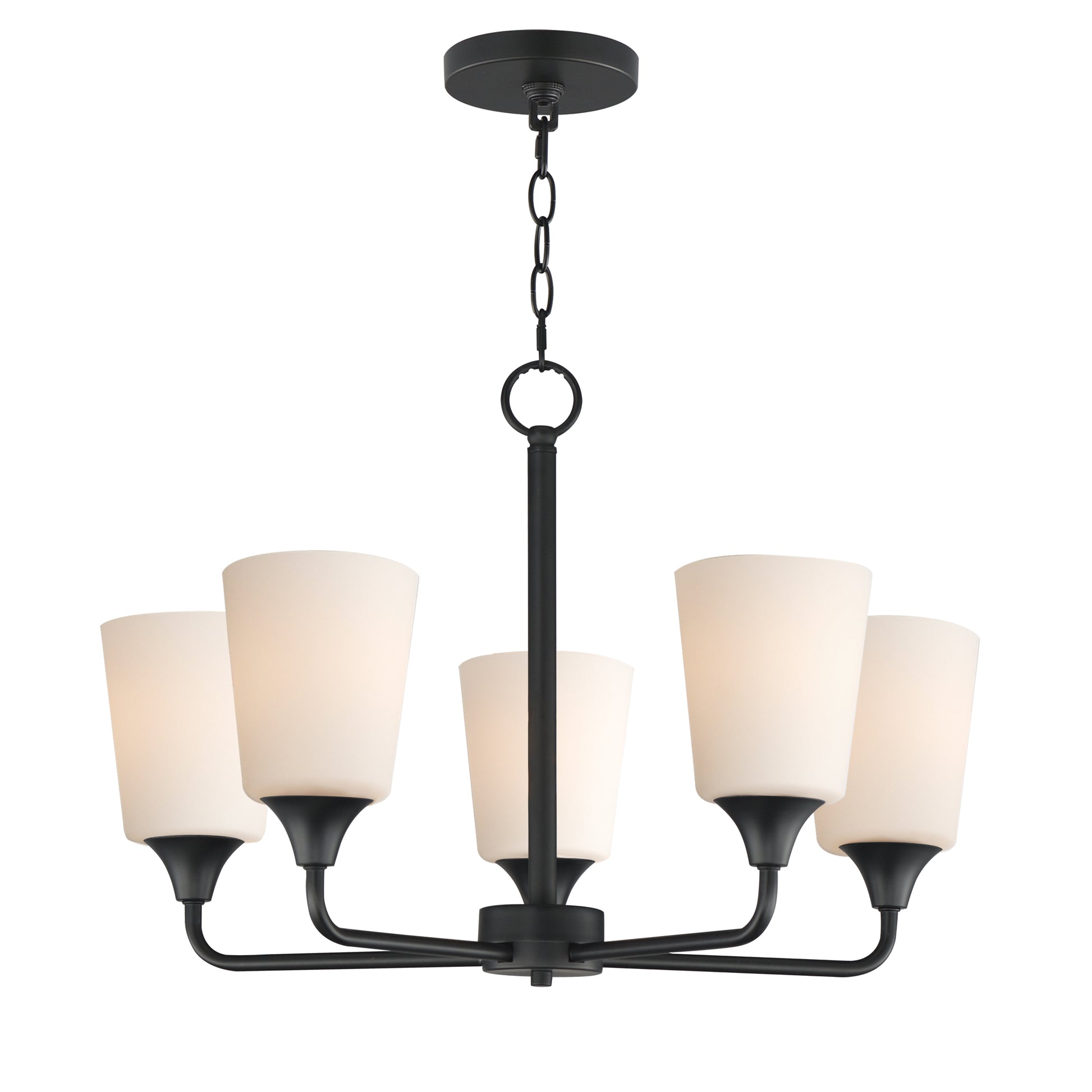 Hudson 5-Light Chandelier Black by Maxim Lighting