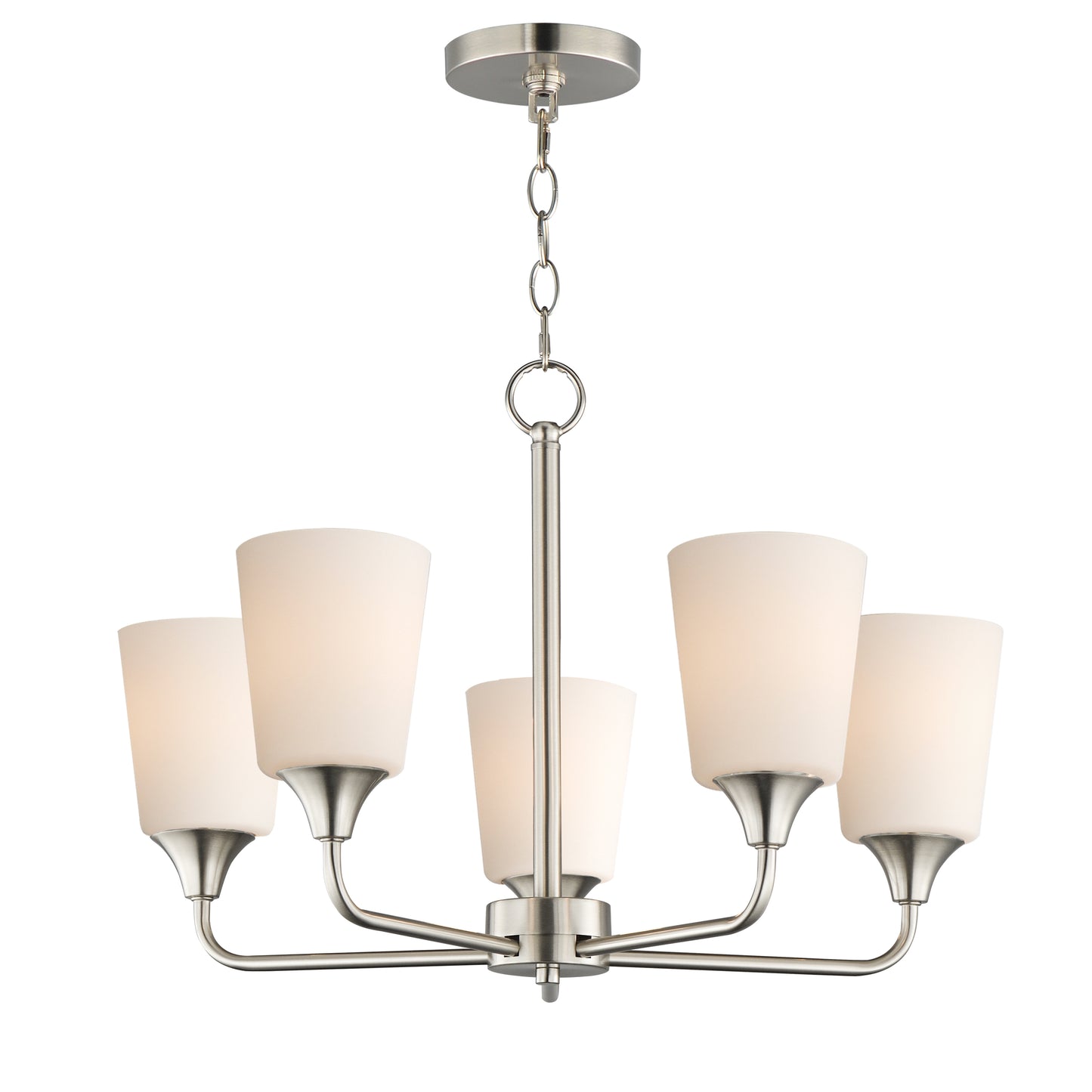 Hudson 5-Light Chandelier Satin Nickel by Maxim Lighting