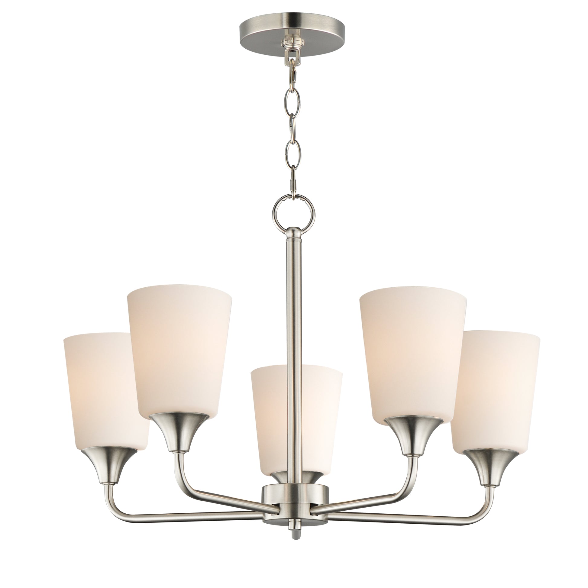 Hudson 5-Light Chandelier Satin Nickel by Maxim Lighting