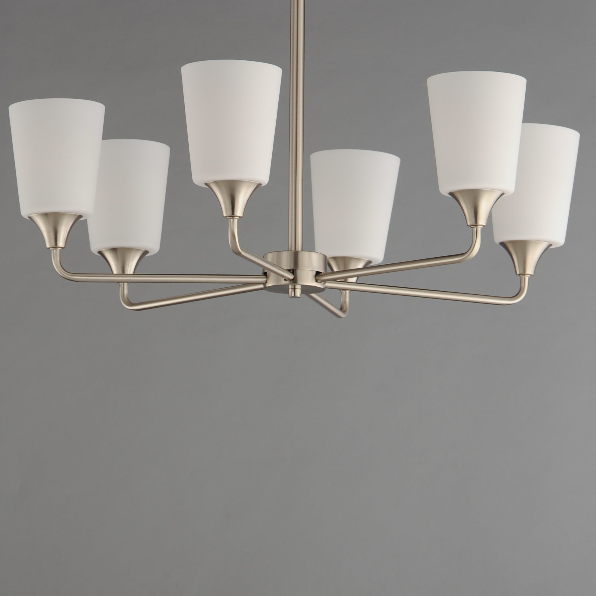 Hudson 6-Light Chandelier Satin Nickel by Maxim Lighting