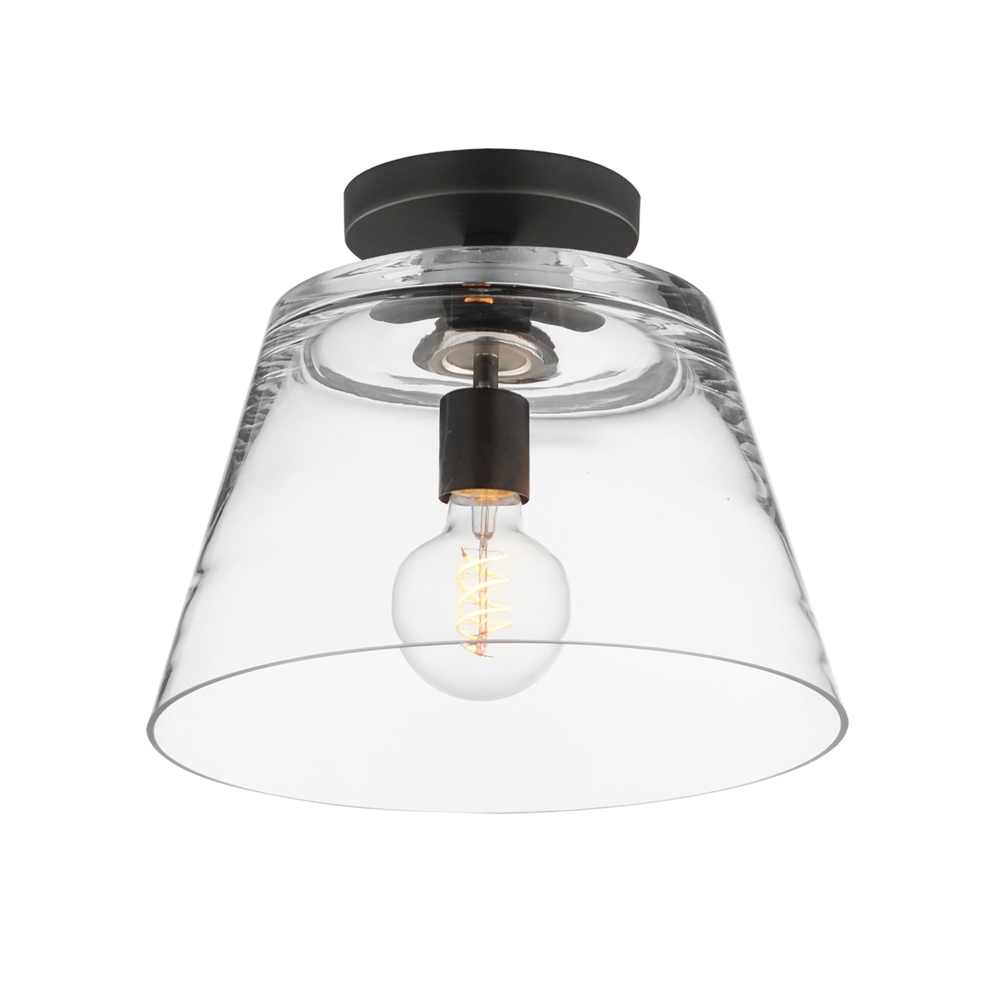 Hudson Semi-Flush Mount/Pendant Black by Maxim Lighting