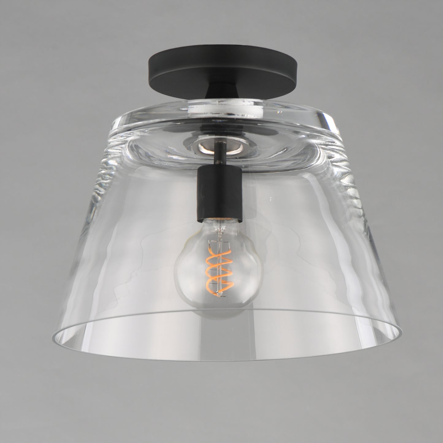 Hudson Semi-Flush Mount/Pendant Black by Maxim Lighting