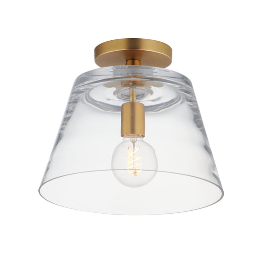 Hudson Semi-Flush Mount/Pendant Natural Aged Brass by Maxim Lighting