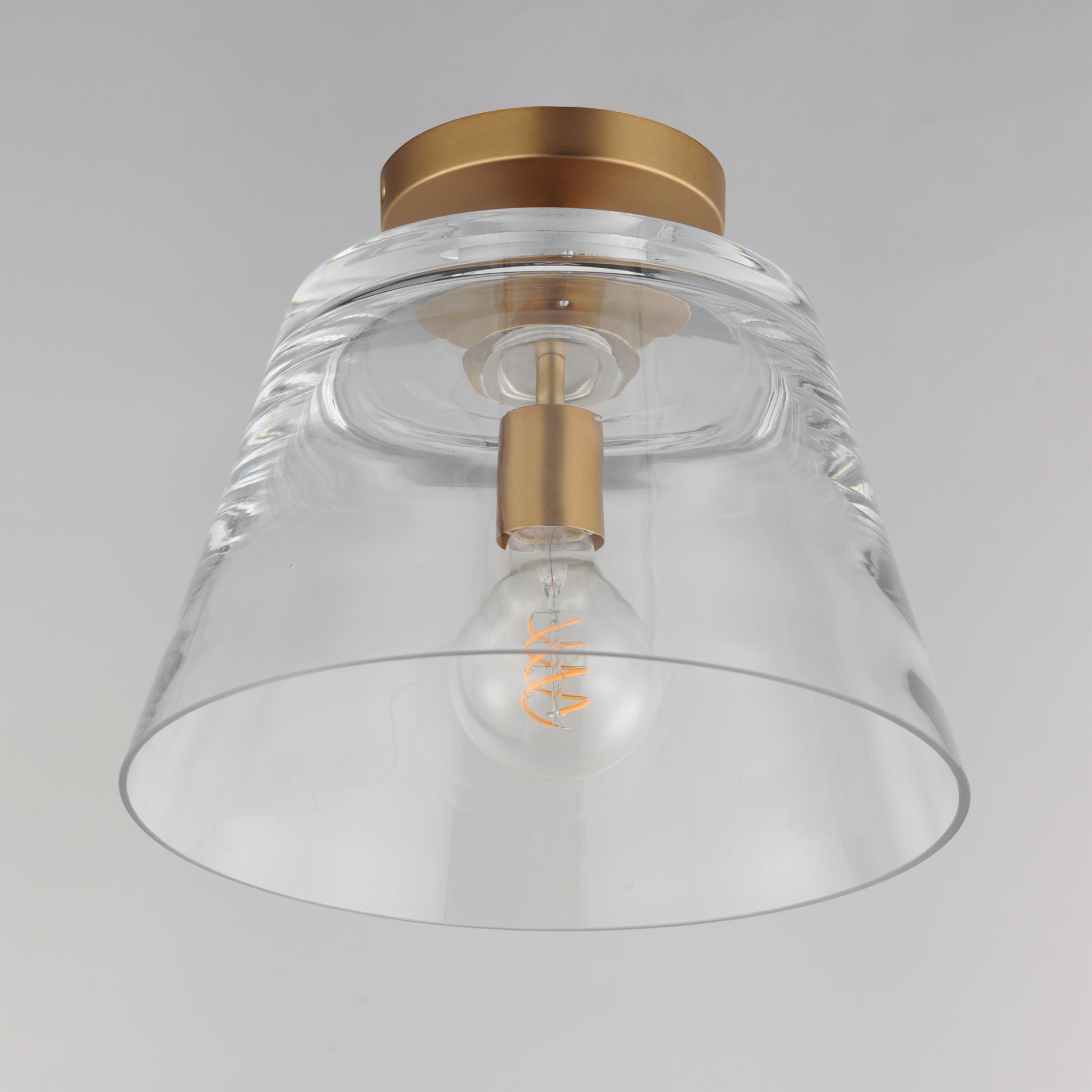 Hudson Semi-Flush Mount/Pendant Natural Aged Brass by Maxim Lighting