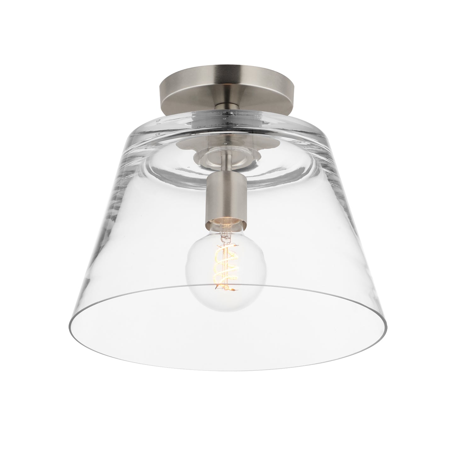 Hudson Semi-Flush Mount/Pendant Satin Nickel by Maxim Lighting