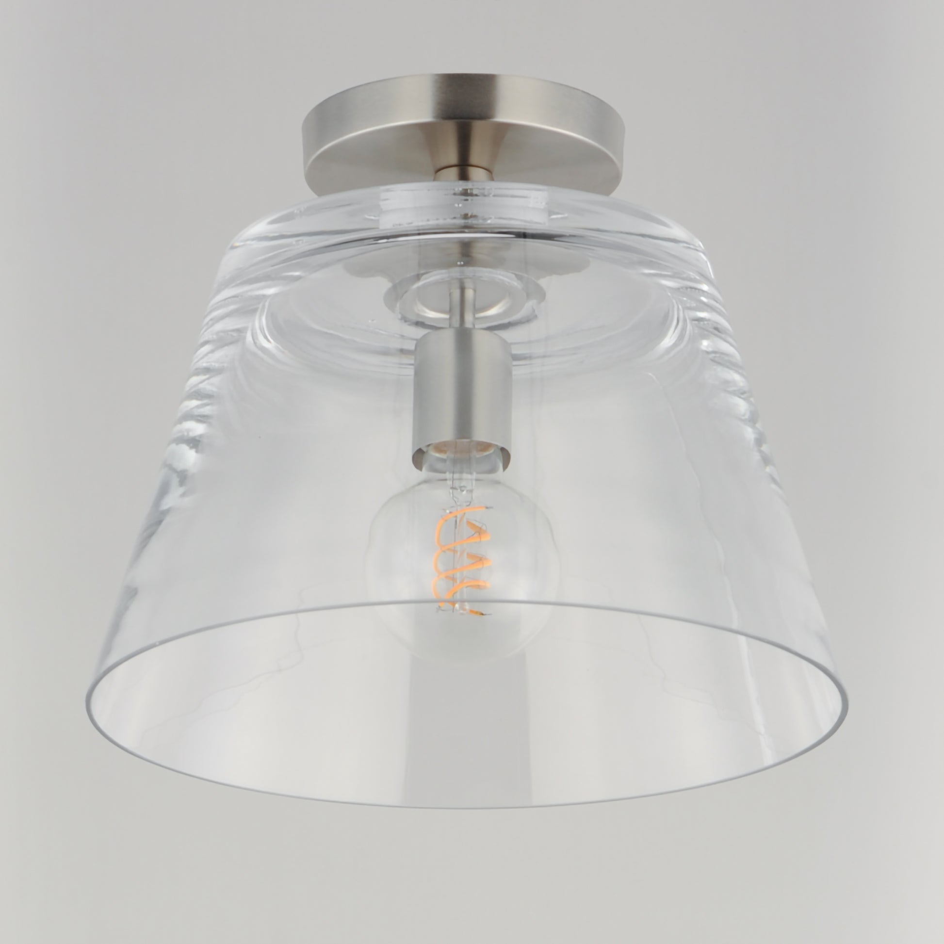 Hudson Semi-Flush Mount/Pendant Satin Nickel by Maxim Lighting