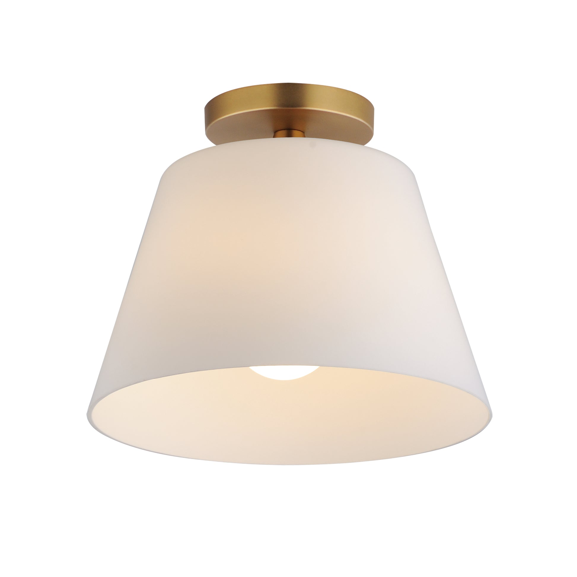 Hudson Semi-Flush Mount/Pendant Natural Aged Brass by Maxim Lighting