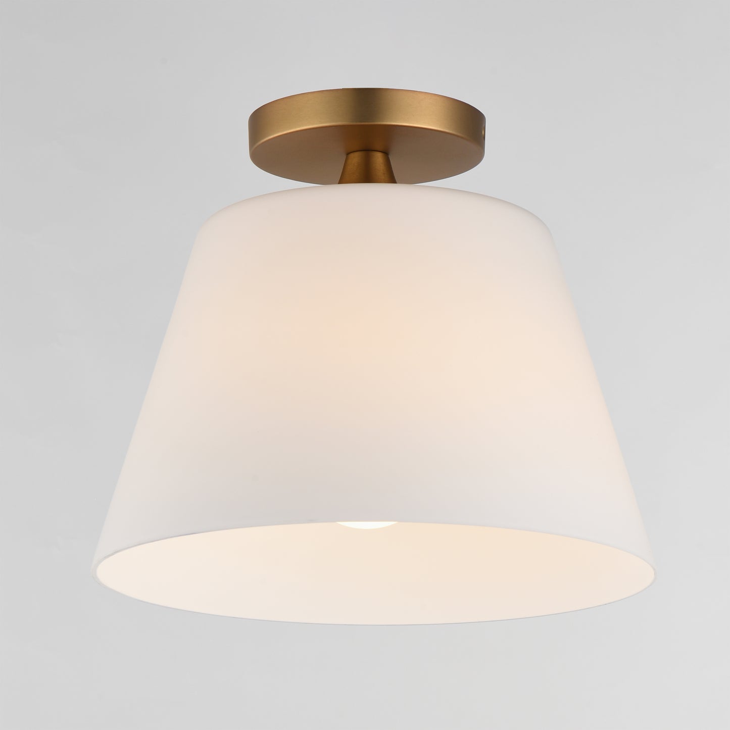 Hudson Semi-Flush Mount/Pendant Natural Aged Brass by Maxim Lighting
