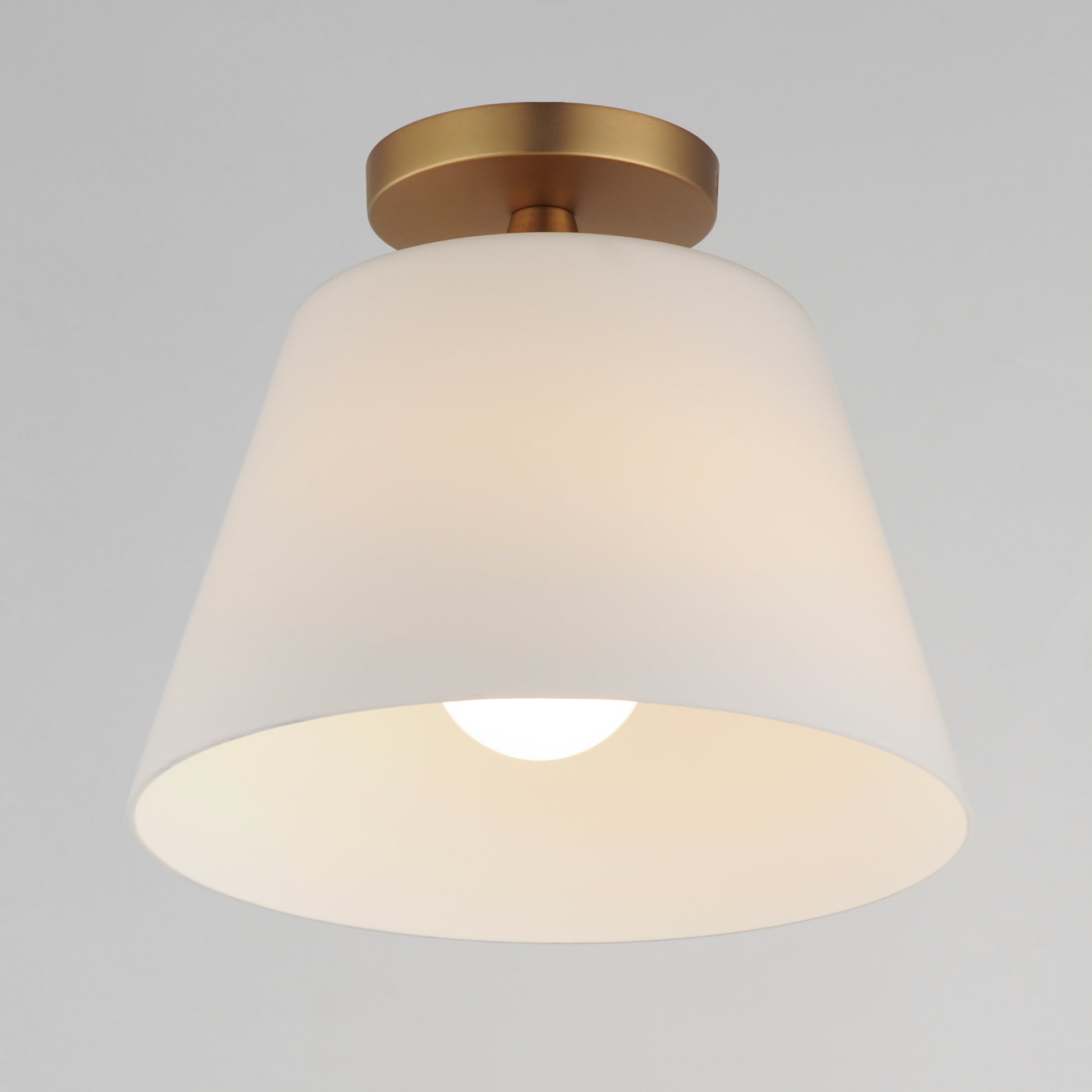Hudson Semi-Flush Mount/Pendant Natural Aged Brass by Maxim Lighting