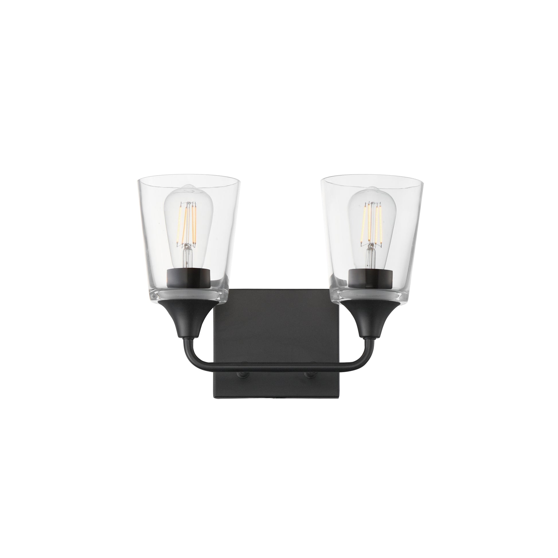 Hudson 2-Light Bath Vanity Black by Maxim Lighting