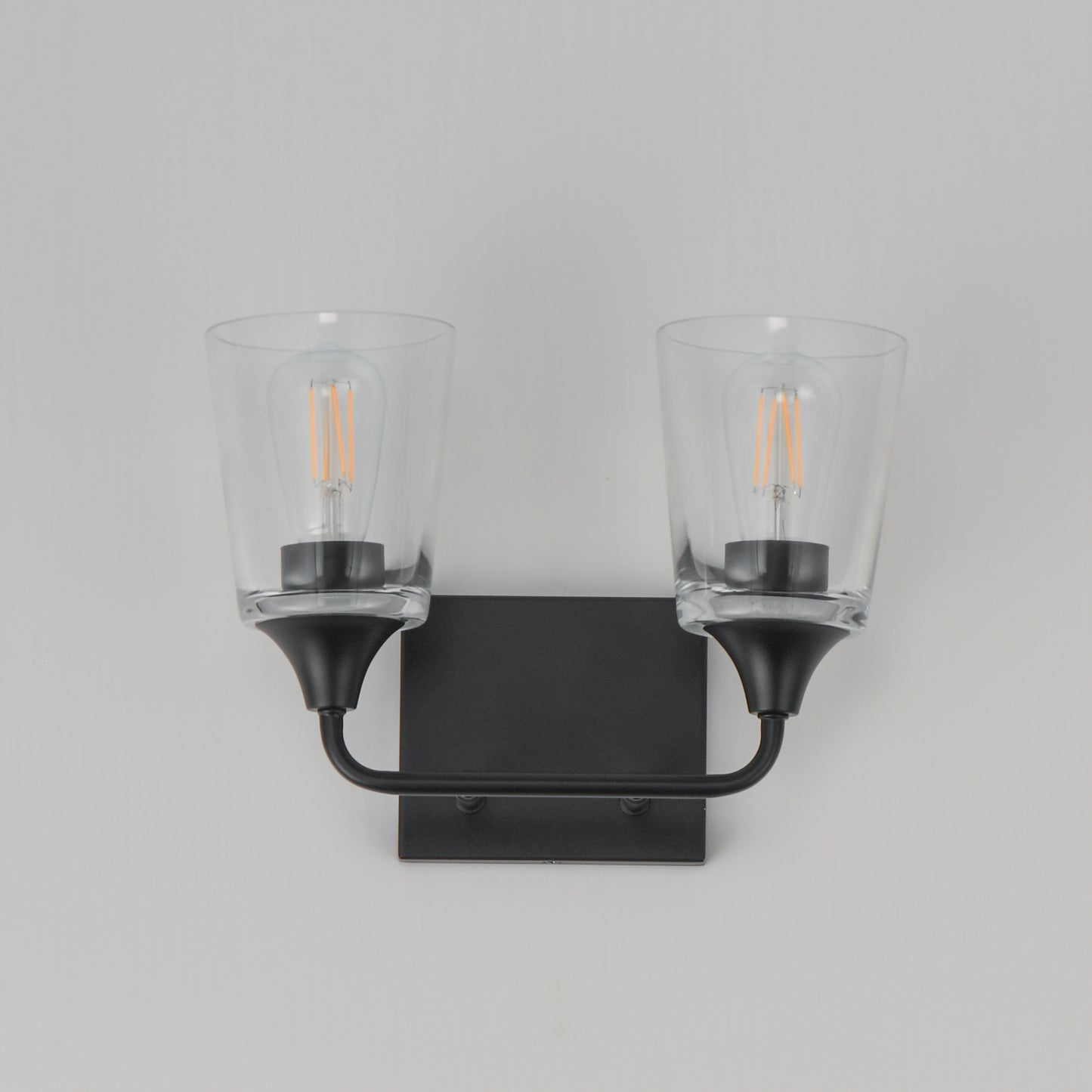 Hudson 2-Light Bath Vanity Black by Maxim Lighting