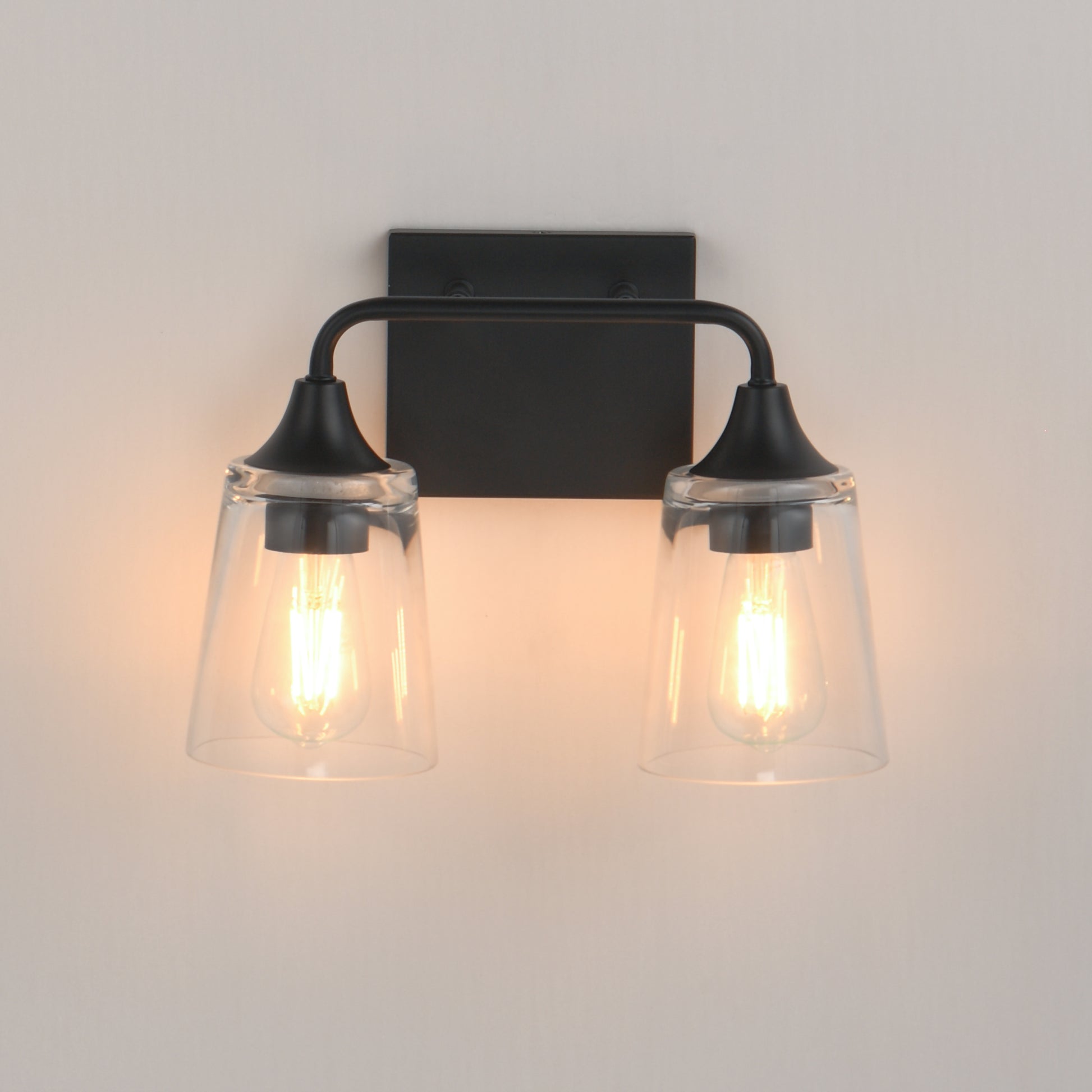 Hudson 2-Light Bath Vanity Black by Maxim Lighting