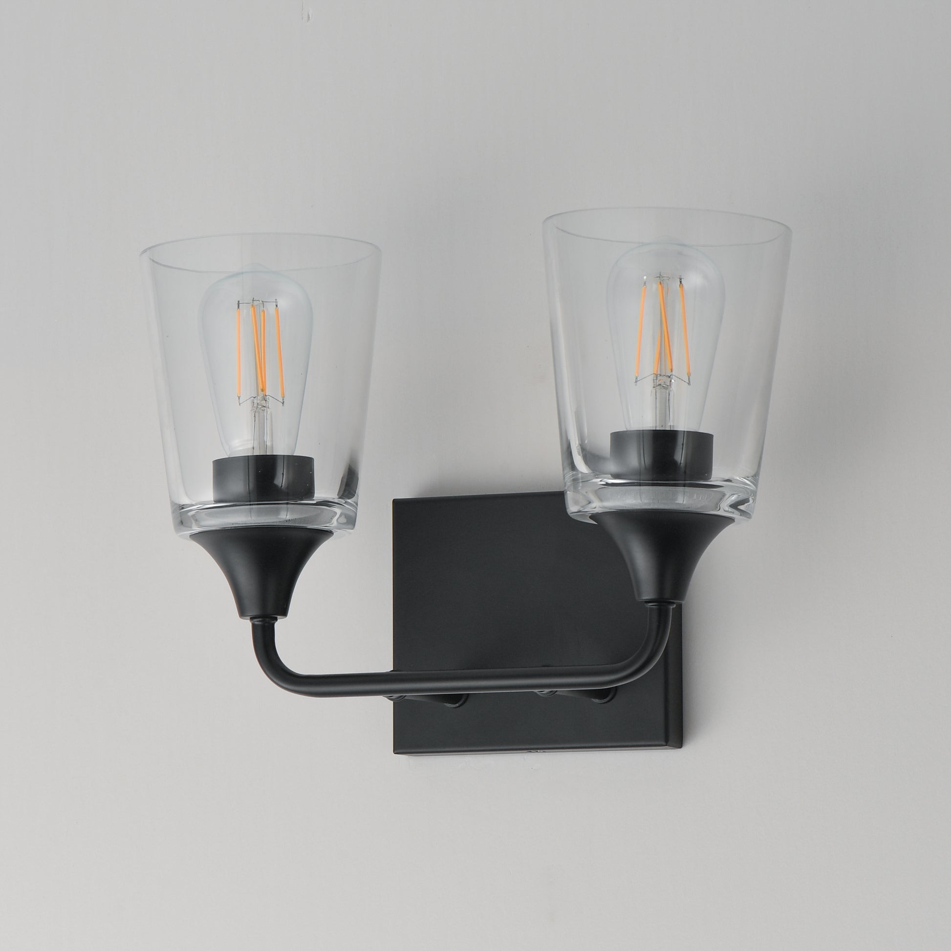 Hudson 2-Light Bath Vanity Black by Maxim Lighting