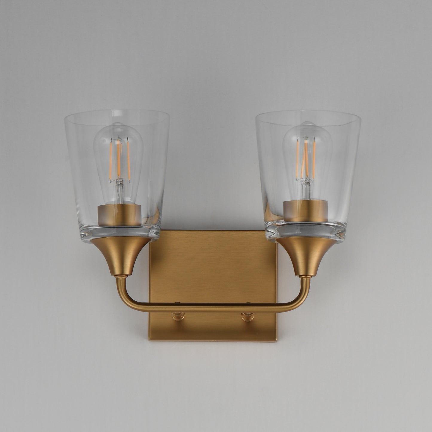 Hudson 2-Light Bath Vanity Natural Aged Brass by Maxim Lighting