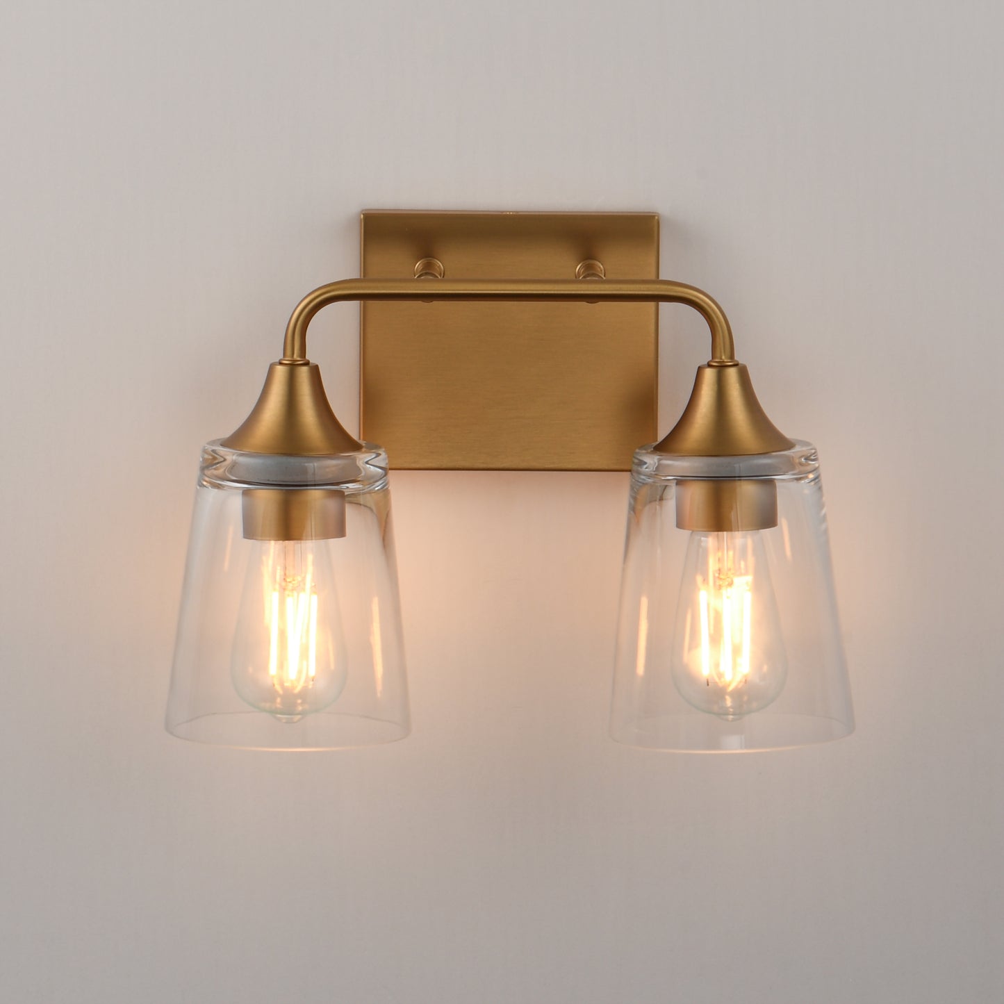 Hudson 2-Light Bath Vanity Natural Aged Brass by Maxim Lighting