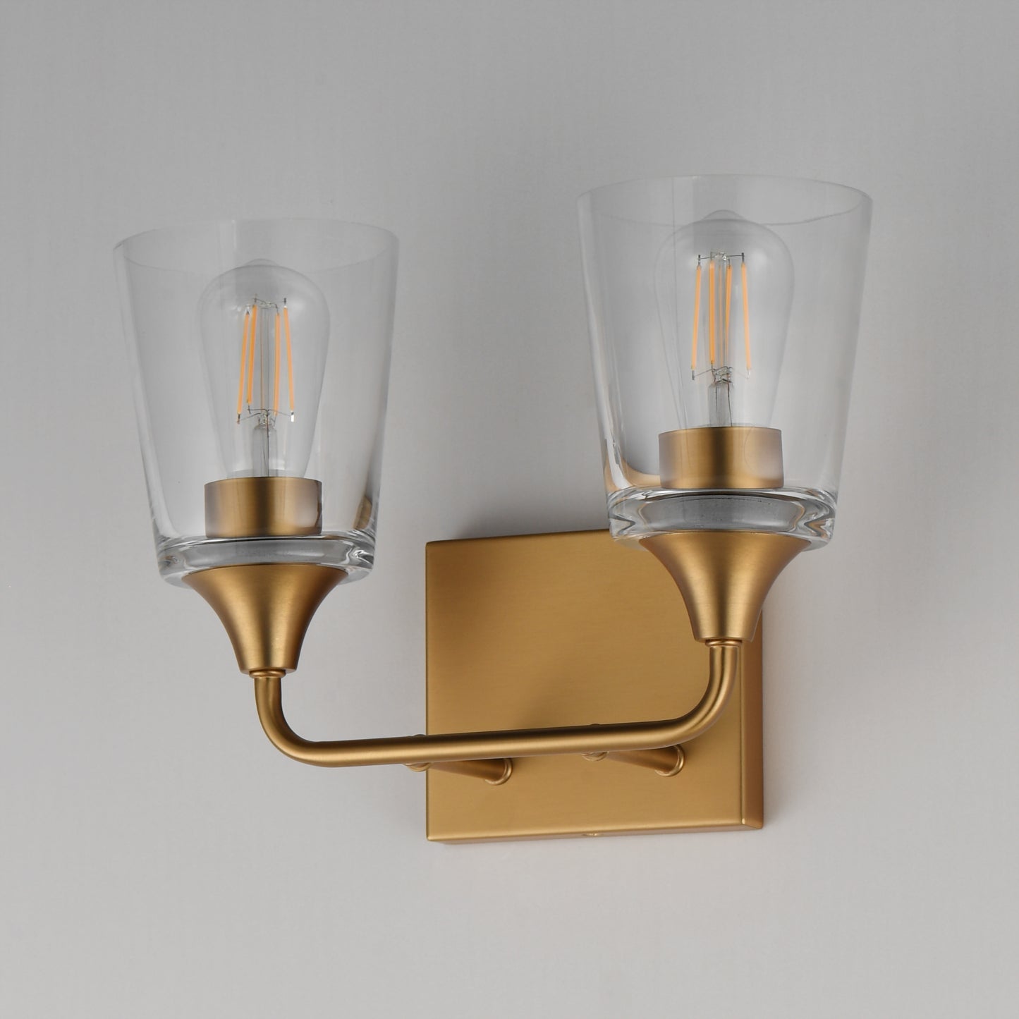 Hudson 2-Light Bath Vanity Natural Aged Brass by Maxim Lighting