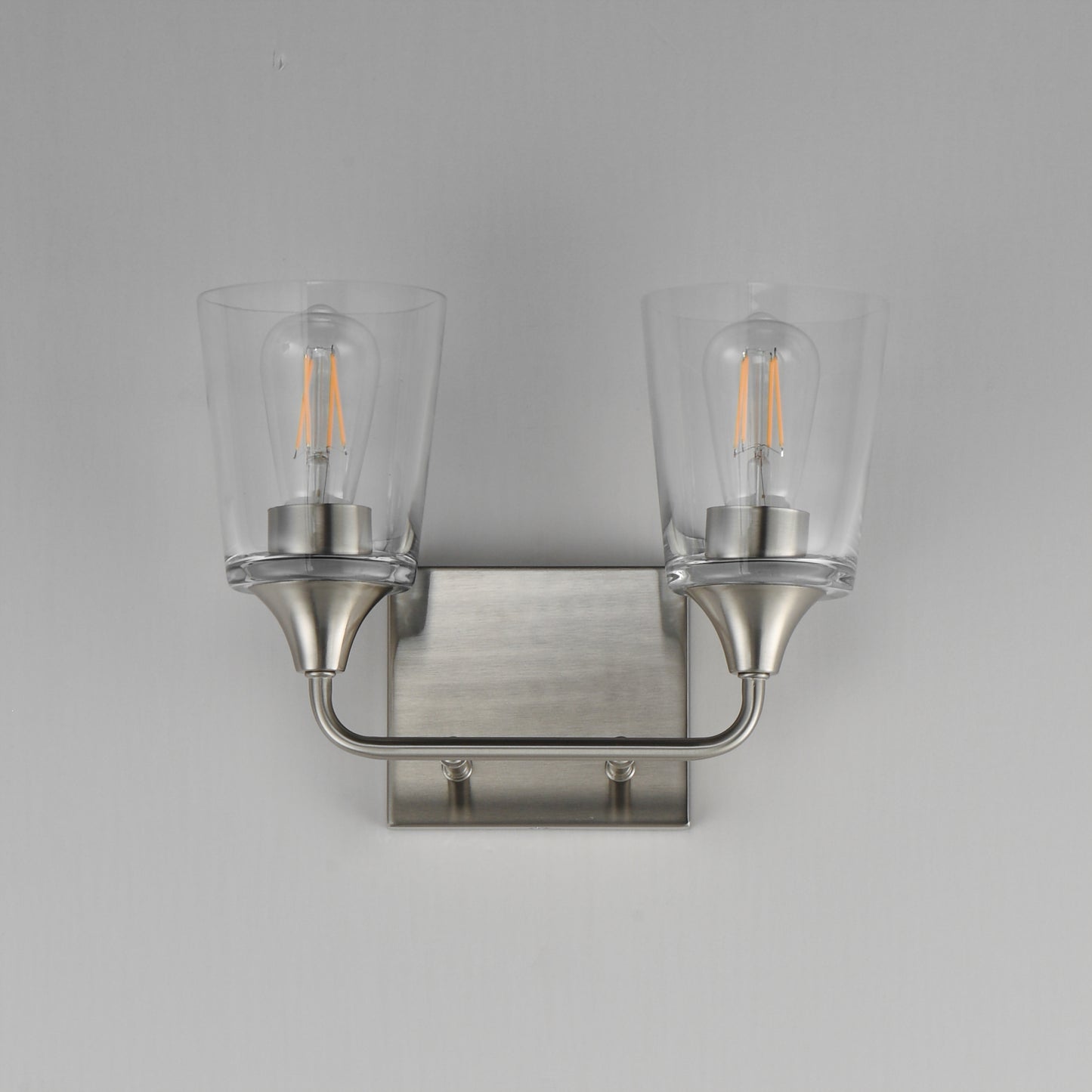 Hudson 2-Light Bath Vanity Satin Nickel by Maxim Lighting